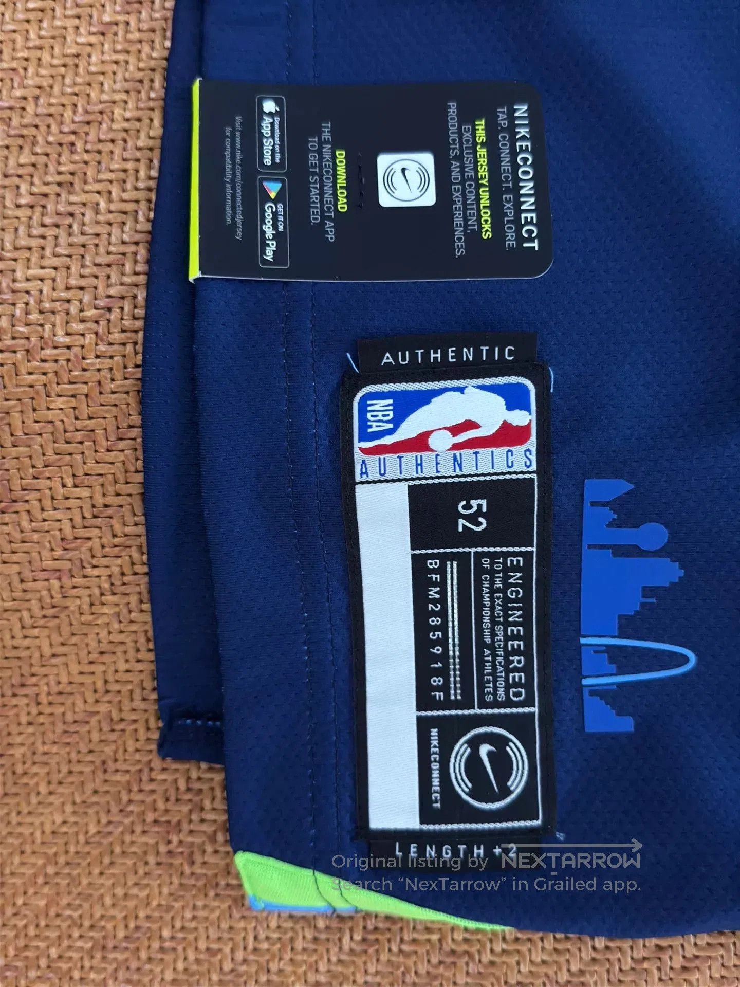 Nike Nike Porzingis Dallas Mavericks Authentic Jersey. Size US XL / EU 56 / 4 - 4 Thumbnail