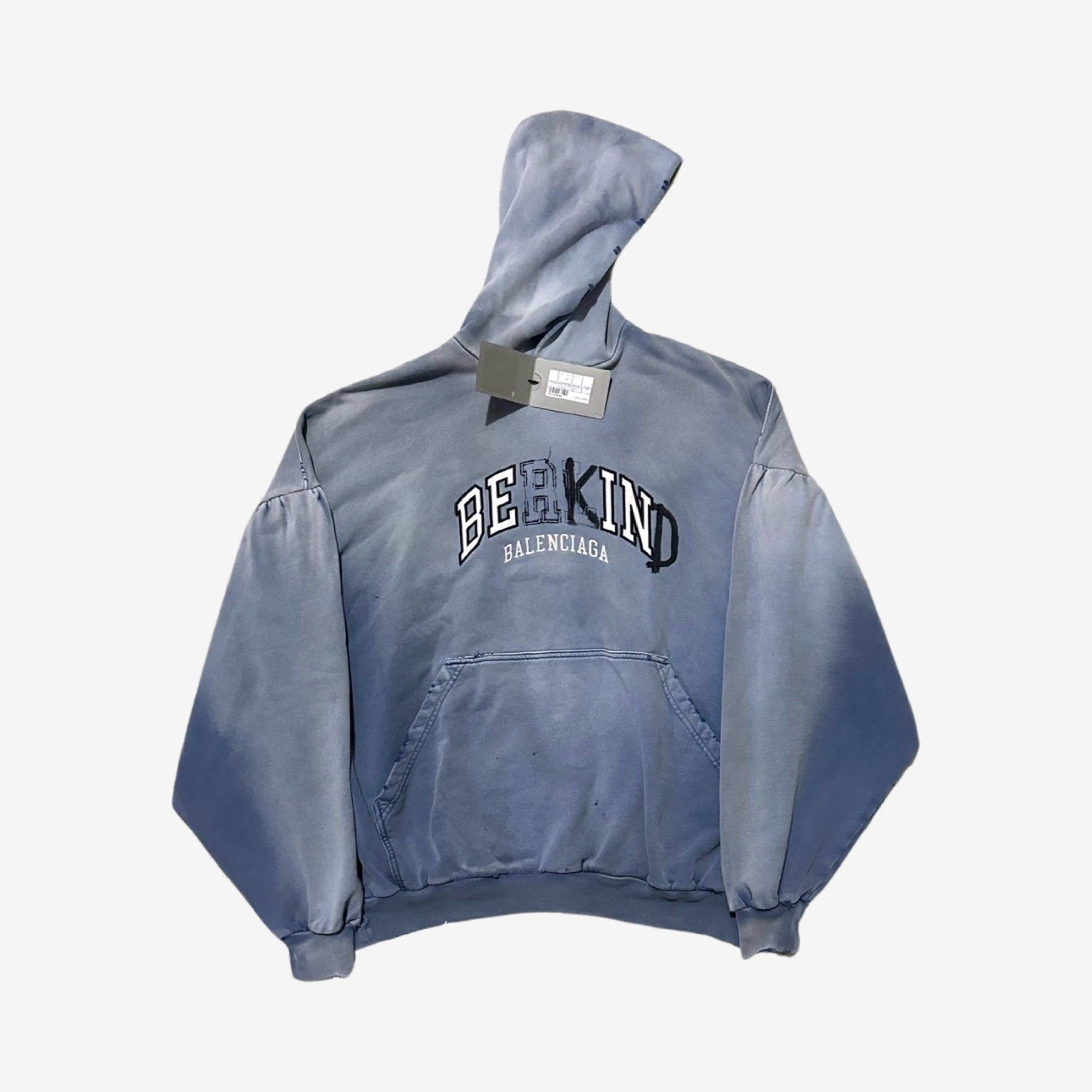 Balenciaga Balenciaga be kind oversized hoodie | Grailed