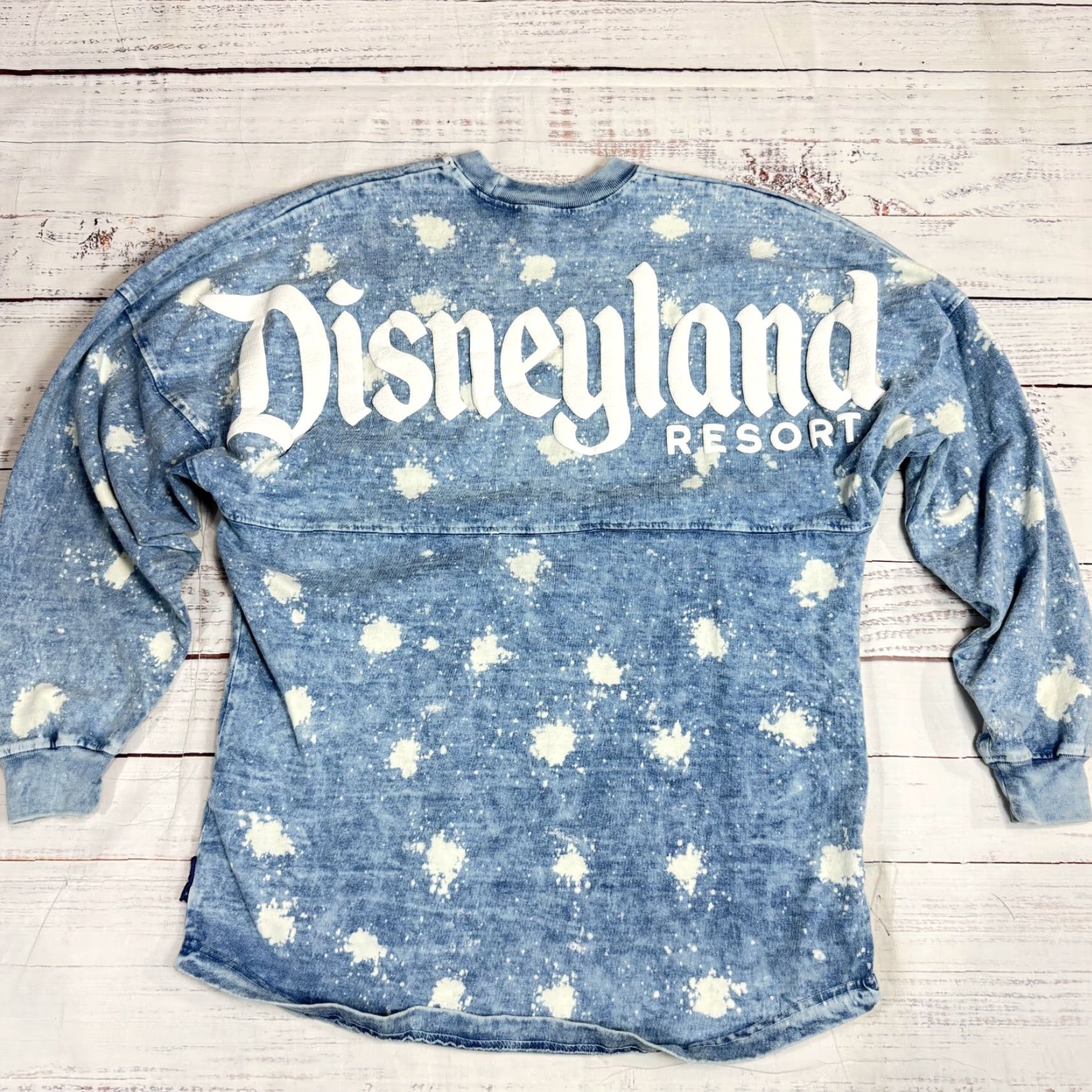 Disney Disney Disneyland Resort Spell Out Blue Long Sleeve Shirt XS Mens Cotton Size US XS / EU 42 / 0 - 4 Thumbnail
