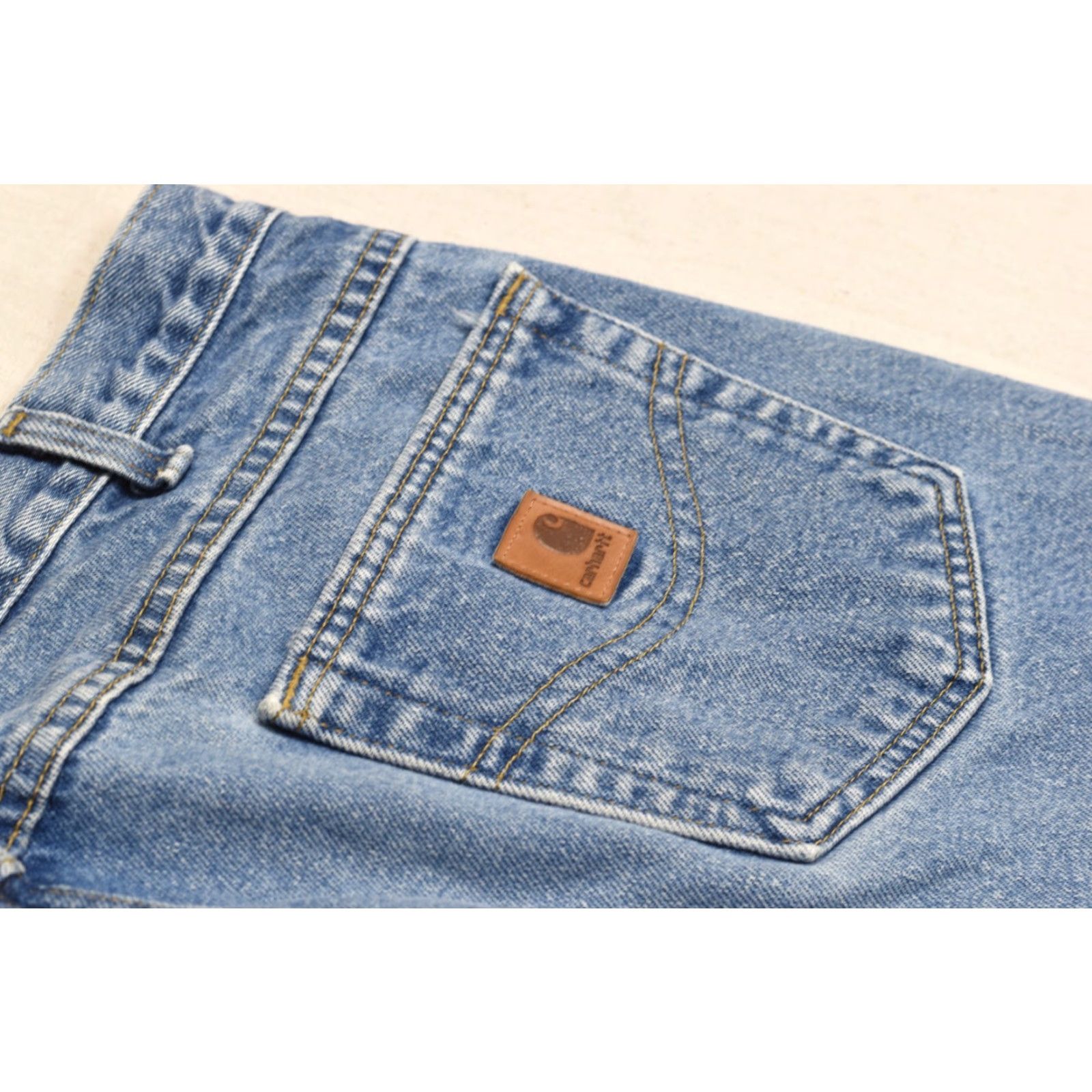 Carhartt Carhartt Jeans B18 DST Traditional Fit Men 40 x 30 Light Wash Blue Denim 5-Pocket Style Straight Size US 40 / EU 56 - 6 Thumbnail