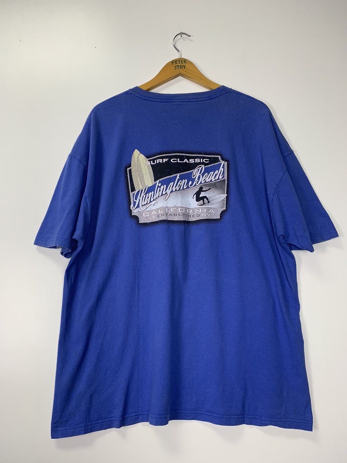 Vintage Vintage Surf Classic Hunlington Beach t-shirt Size US XL / EU 56 / 4 - 1 Thumbnail