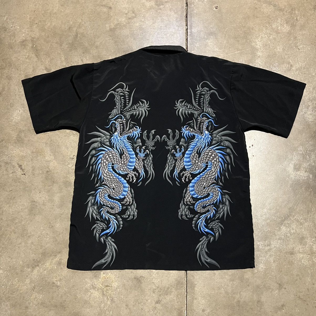 JNCO Vintage ODO Dragon Shirt Button Up Japanese Skater Y2K JNCO Size US XL / EU 56 / 4 - 6 Thumbnail