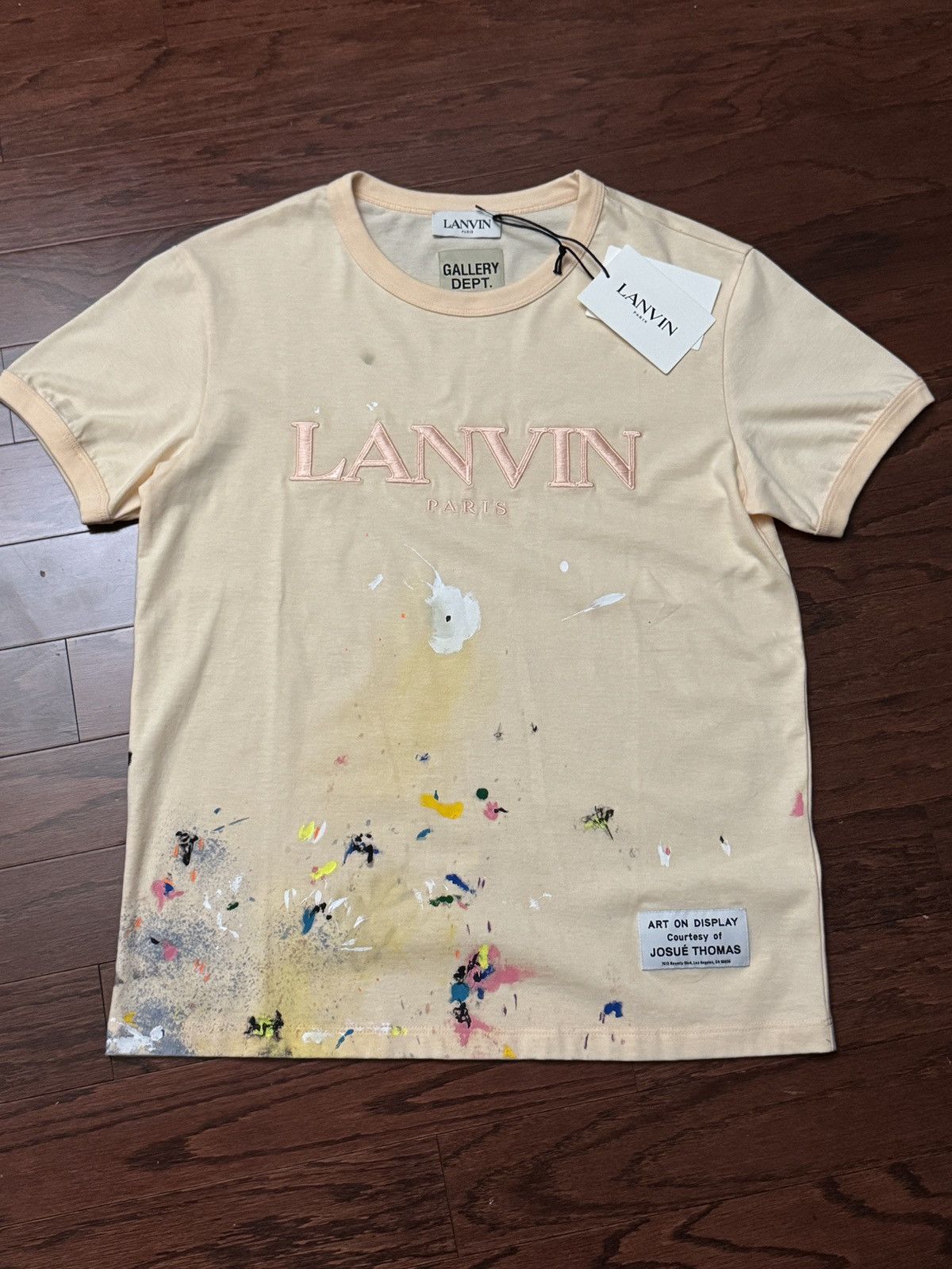 Lanvin x Gallery Dept. Paint Splatter T Shirt