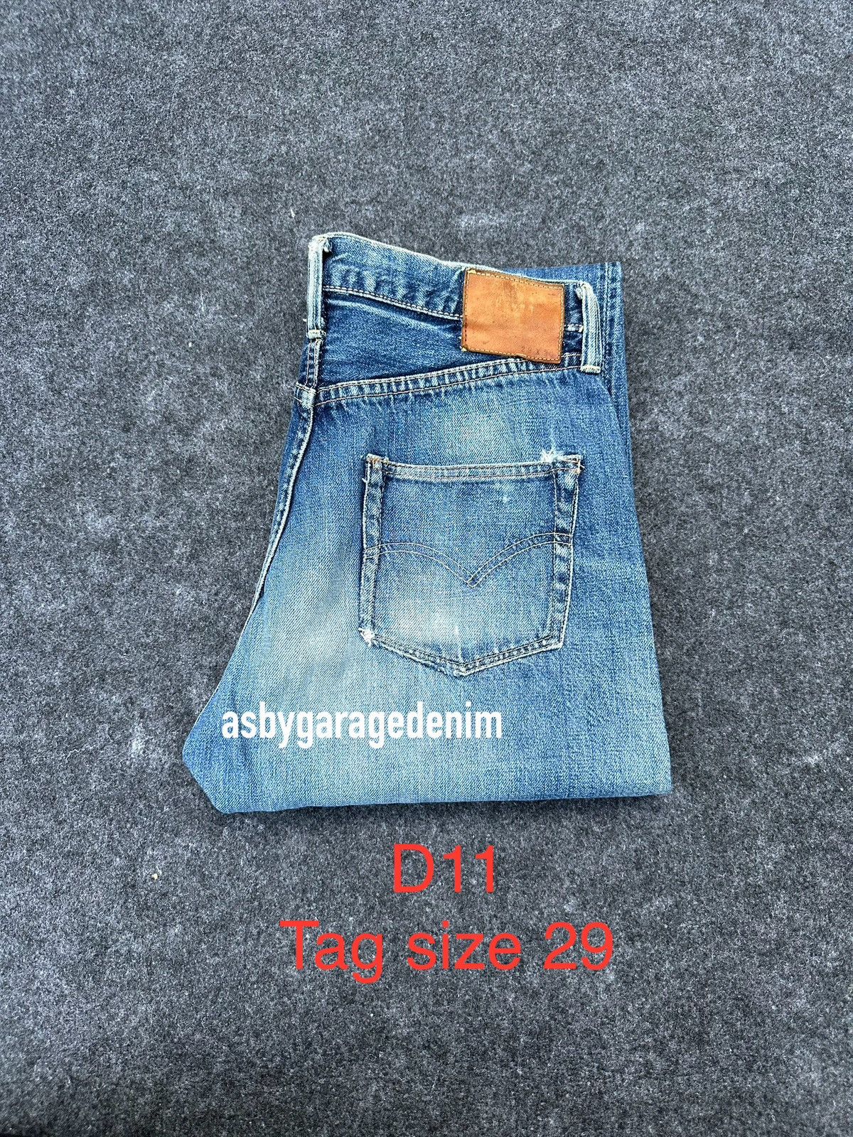 Hysteric Glamour 80s Vintage Fortune & Co Hidden Rivet Washed Denim W28 D11 Size US 28 / EU 44 - 16 Thumbnail