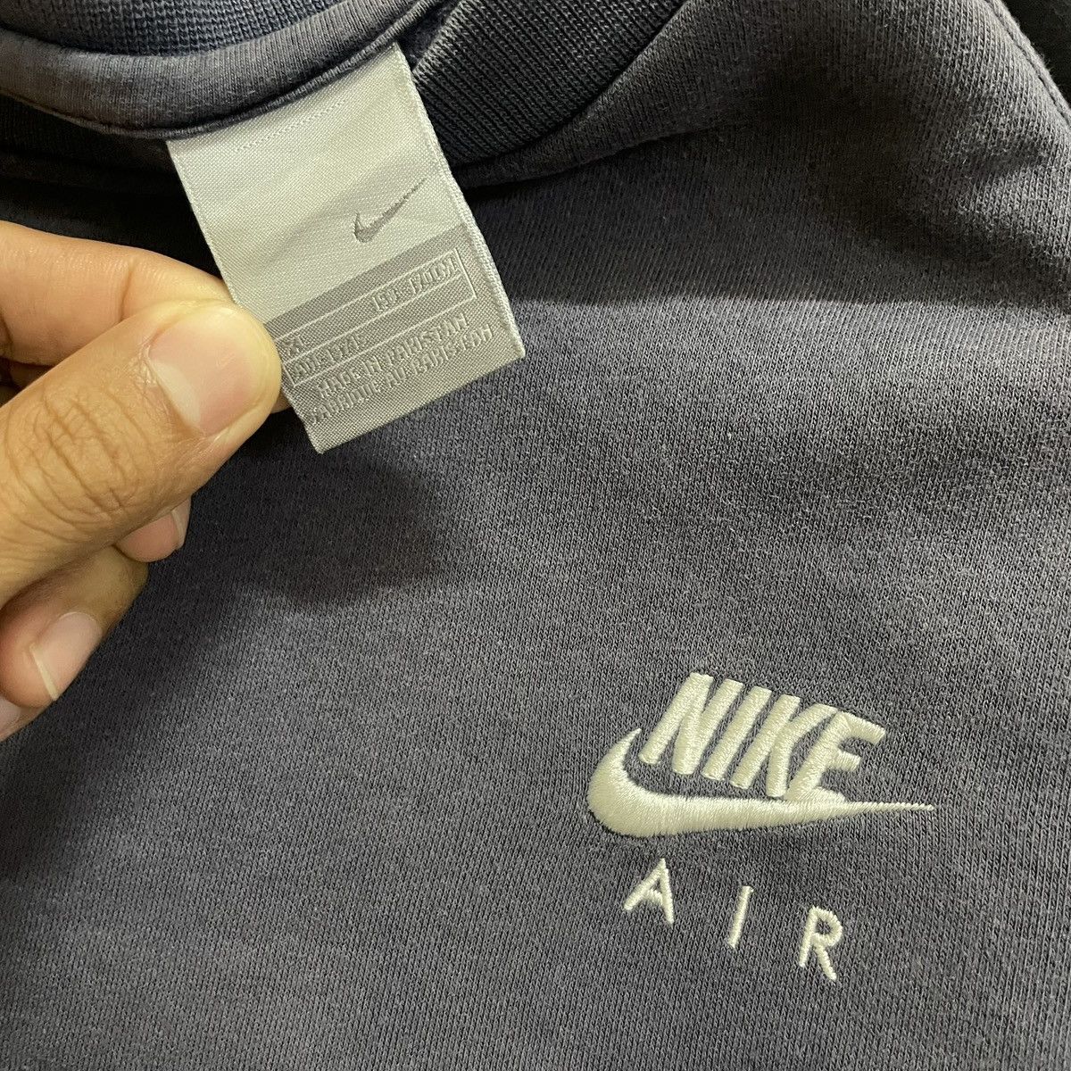 Nike Vintage 00’s Grey Tag Nike Air Mini Swoosh,Faded Details Size US L / EU 52-54 / 3 - 6 Thumbnail