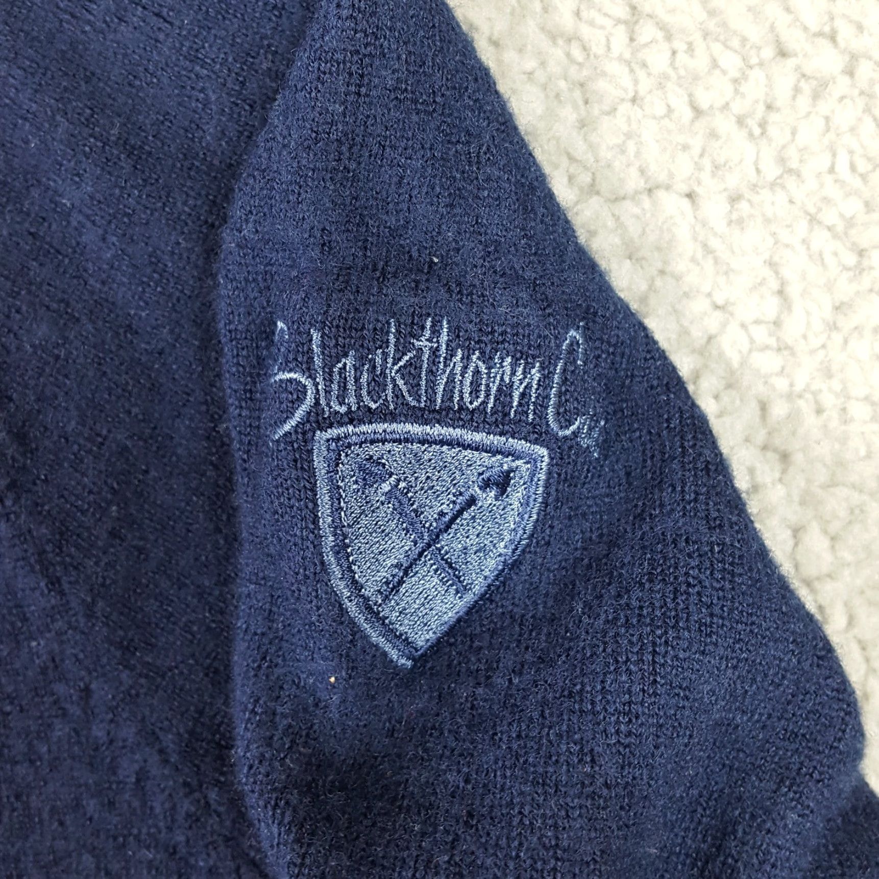 Ralph Lauren VINTAGE Ralph Lauren Polo Golf Pullover Sweater Men XL Wool Blue 90s Fall Winter Outdoor Retro Size US XL / EU 56 / 4 - 5 Thumbnail