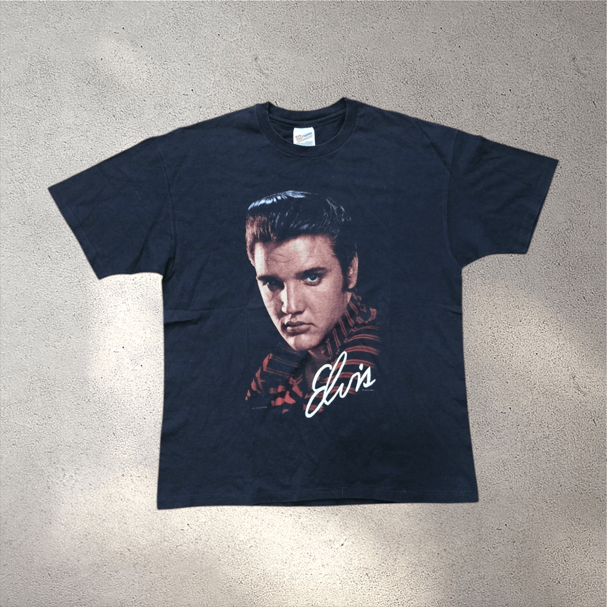 Hanes × Vintage Elvis Presley Portrait 1990 Tee Size US XL / EU 56 / 4 - 1 Thumbnail