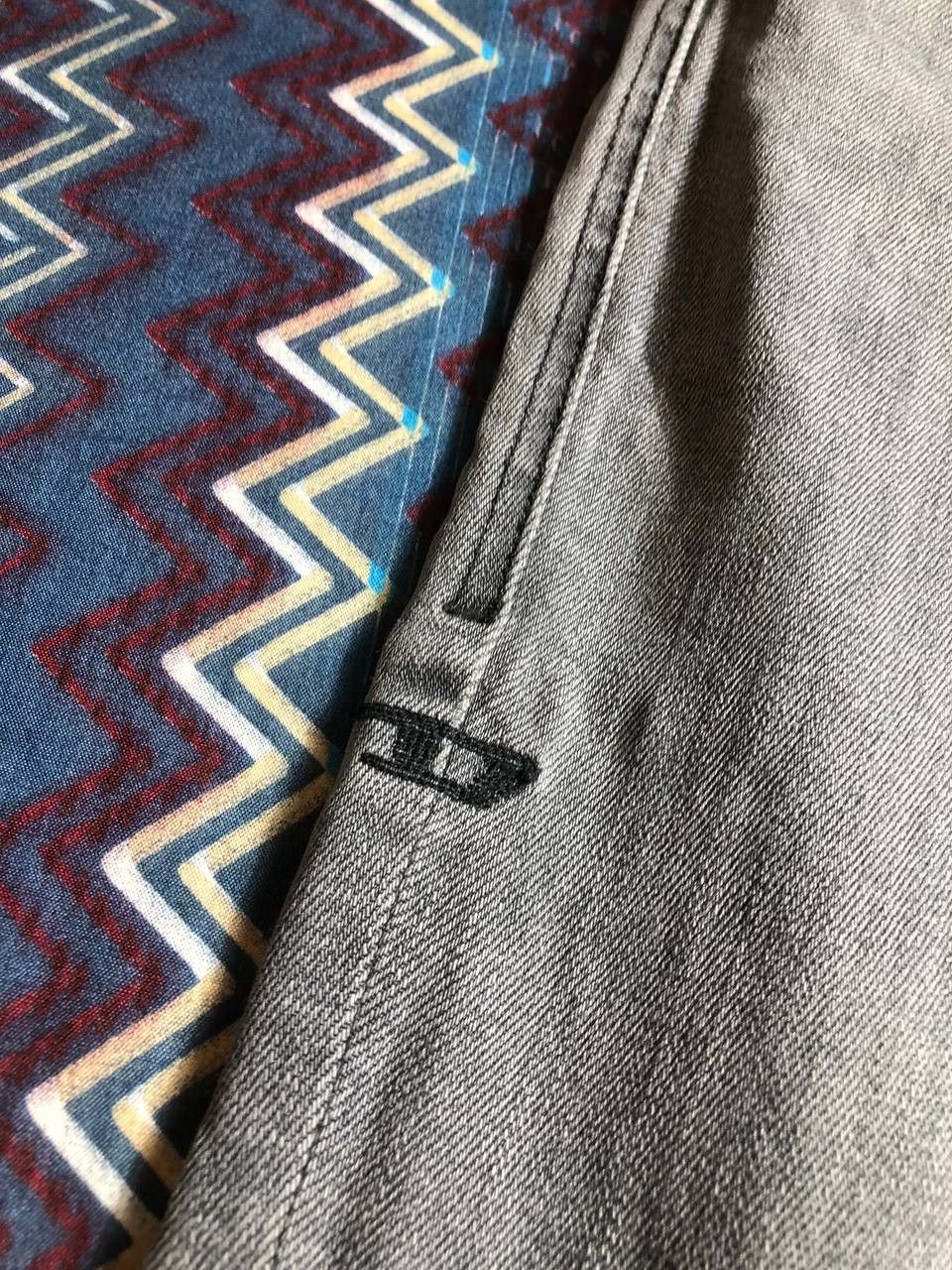 Diesel × Vintage Vintage Diesel Jeans Distressed Faded Wide Y2K Size US 33 - 17 Thumbnail