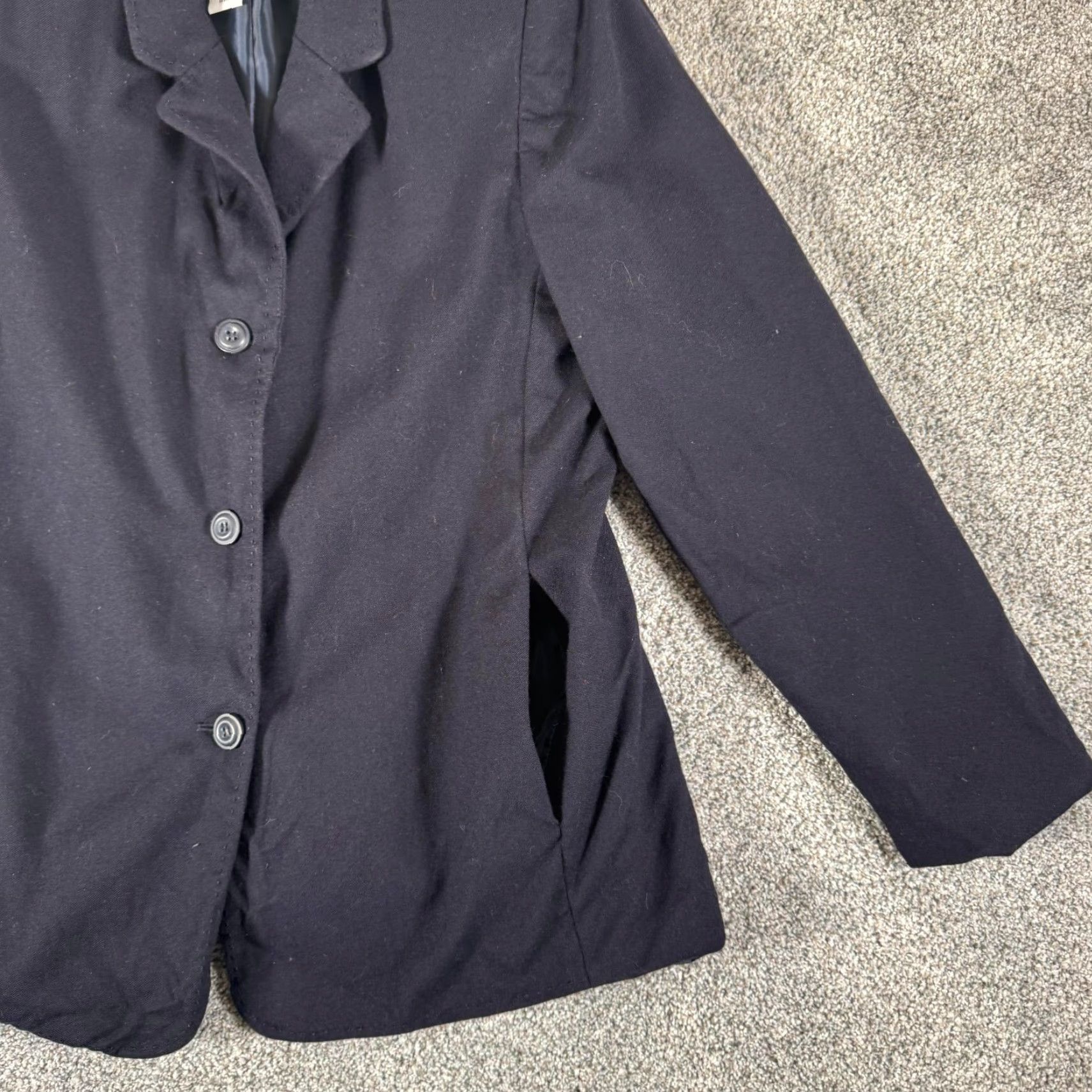Vintage VINTAGE Sag Harbor Blazer Womens 6P Wool Office Preppy 90s Y2K Blazer Women Blue Wool 100% Polyester Lined Single-Breasted Notch 3-Button Vintage Size M / US 6-8 / IT 42-44 - 7 Thumbnail