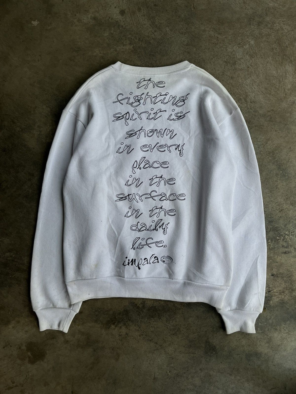 If Six Was Nine × Japanese Brand × Le Grande Bleu (L.G.B.) 2000s JAPANESE IMPALA POEM SWEATSHIRT Y2K GOTHIC PUNK STYLE Size US M / EU 48-50 / 2 - 2 Thumbnail