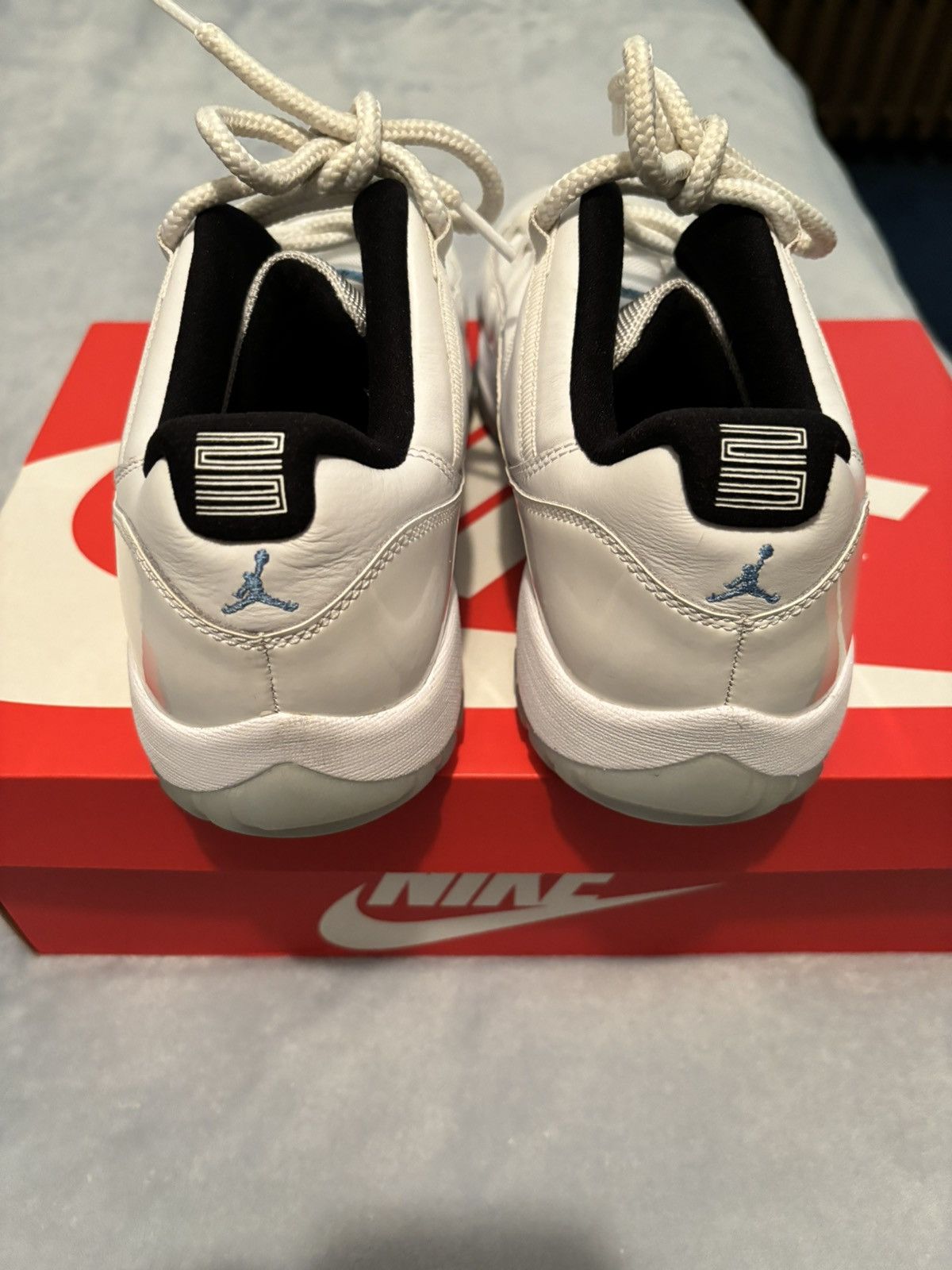 Jordan Brand Jordan 11 Retro Low Legend Blue 2021 Size 10.5 Size US 10.5 / EU 43-44 - 5 Thumbnail