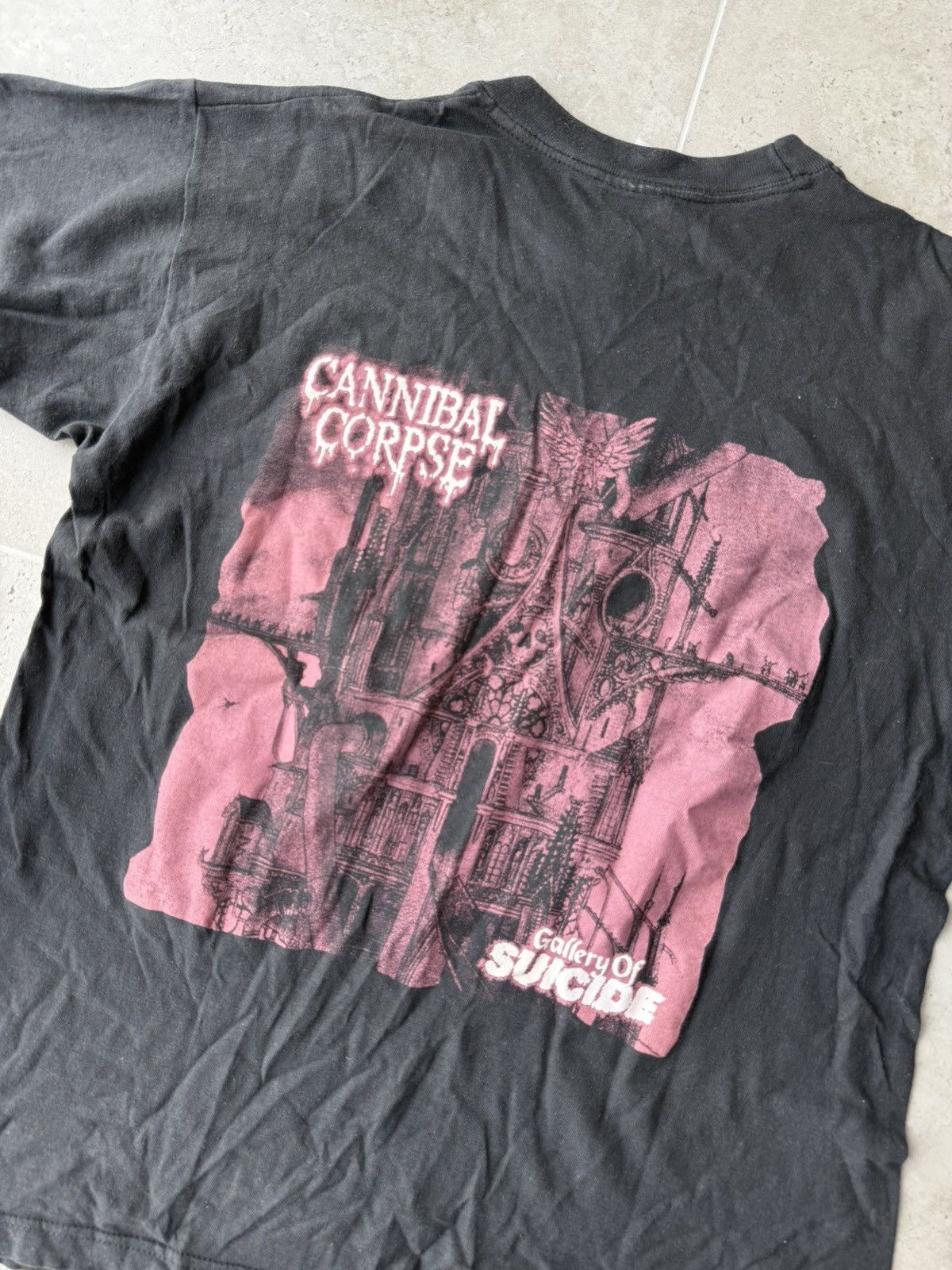 Band Tees 1998 Cannibal Corpse Gallery of Suicide Tour Size XL Size US M / EU 48-50 / 2 - 4 Thumbnail