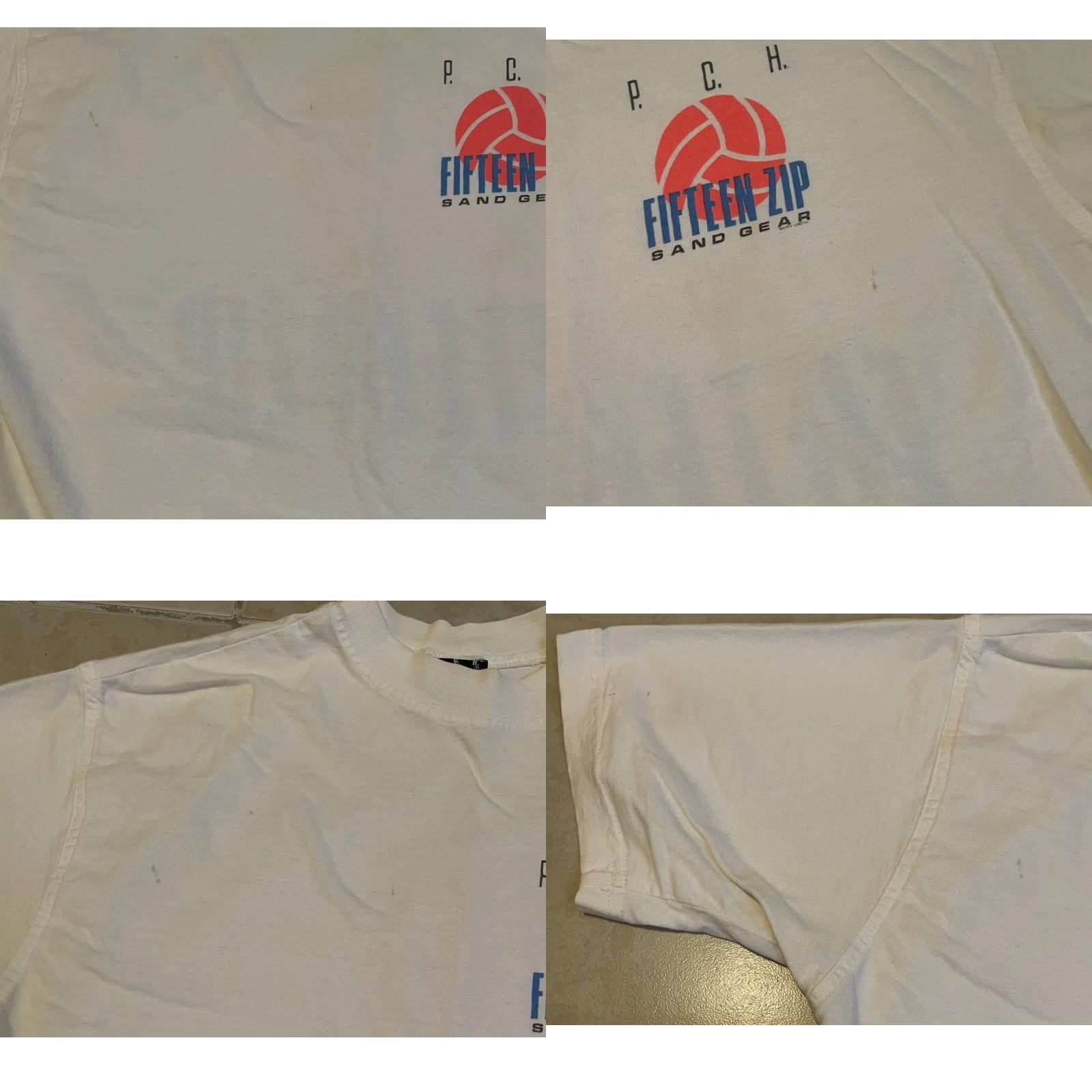 Quiksilver VINTAGE PCH Volleyball Faded Shirt S White Grunge 80s Surf Skate Quiksilver OP 90s Mens Shirt Size US S / EU 44-46 / 1 - 8 Thumbnail