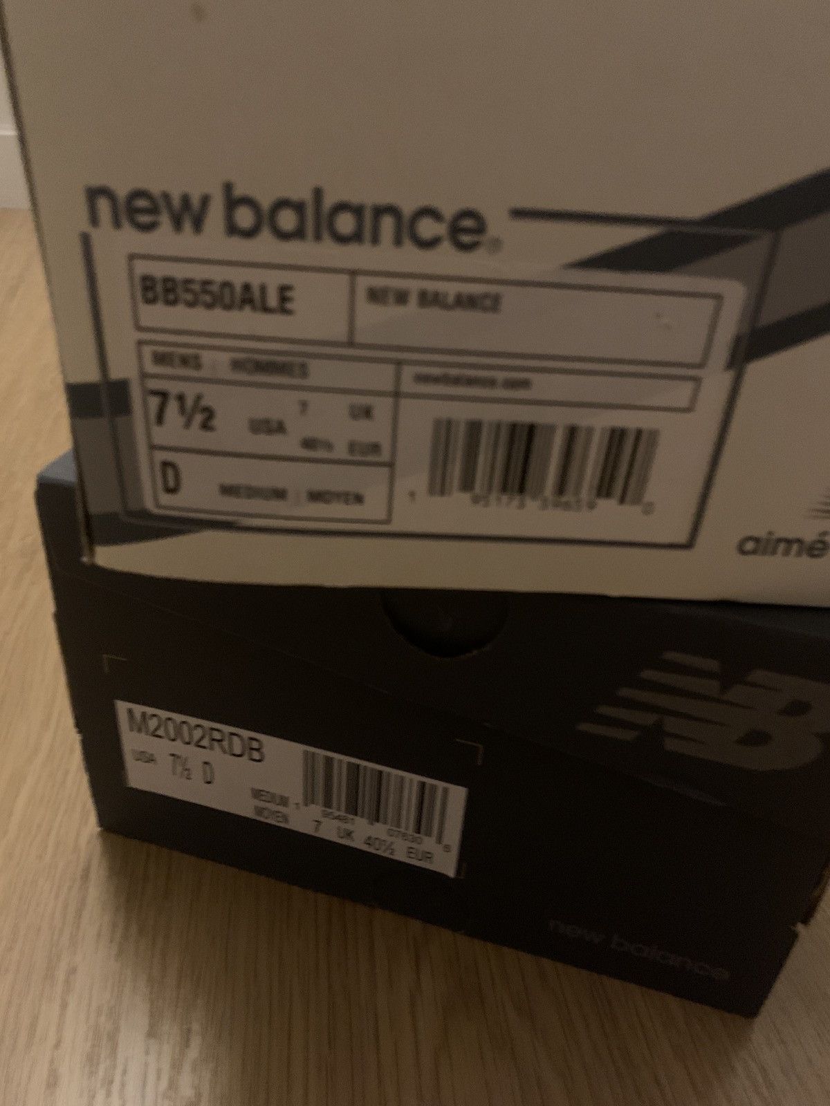 Aime Leon Dore × New Balance New Balance 550 Aime Leon Dore White Grey Size US 7.5 / EU 40-41 - 5 Thumbnail