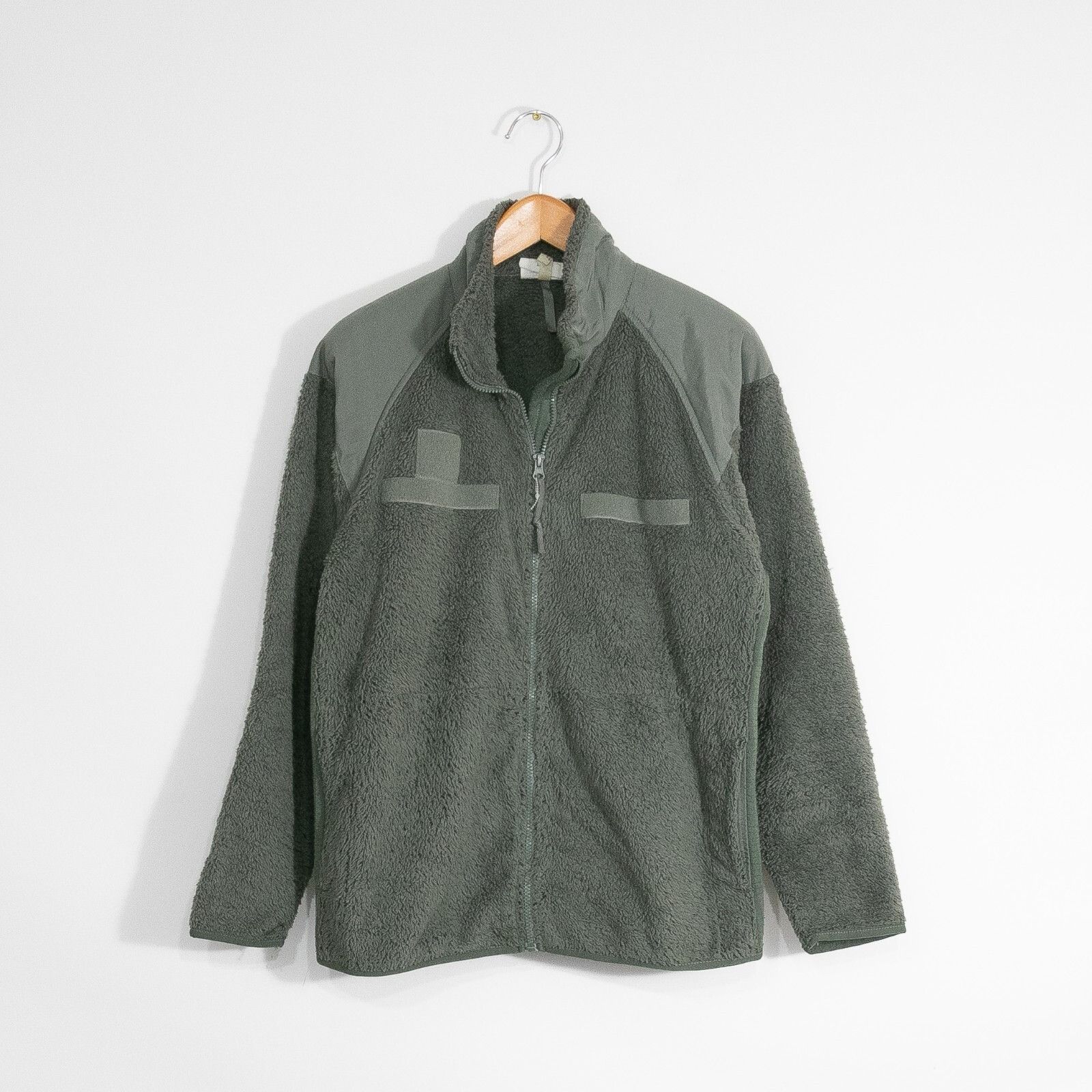 Vintage US Army Cold Weather Jacket Fleece Medium - Green Military Size US M / EU 48-50 / 2 - 1 Thumbnail