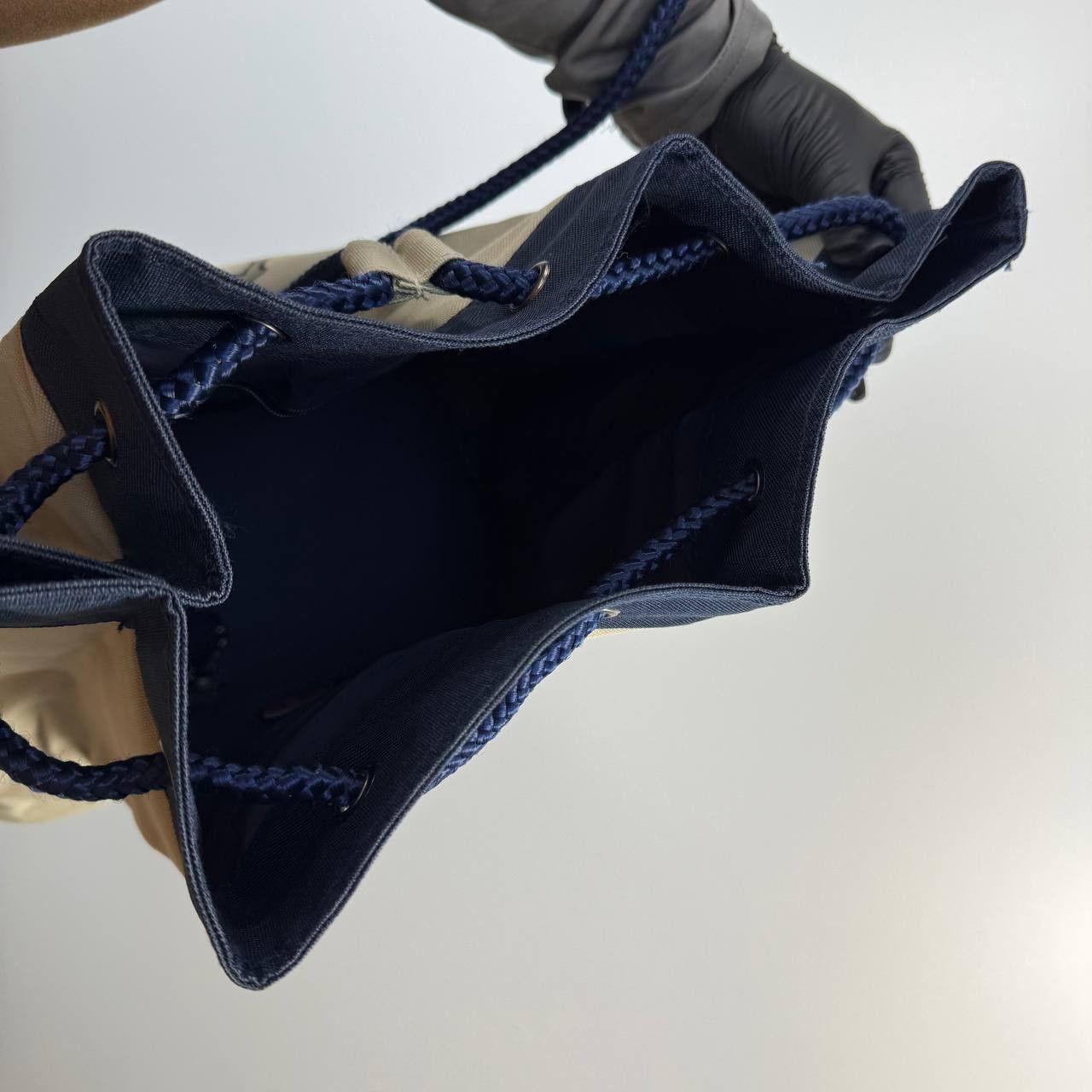 Kappa Kappa Drawstring Backpack Blue White Gym Bag Sports Sackpack Size ONE SIZE - 11 Thumbnail