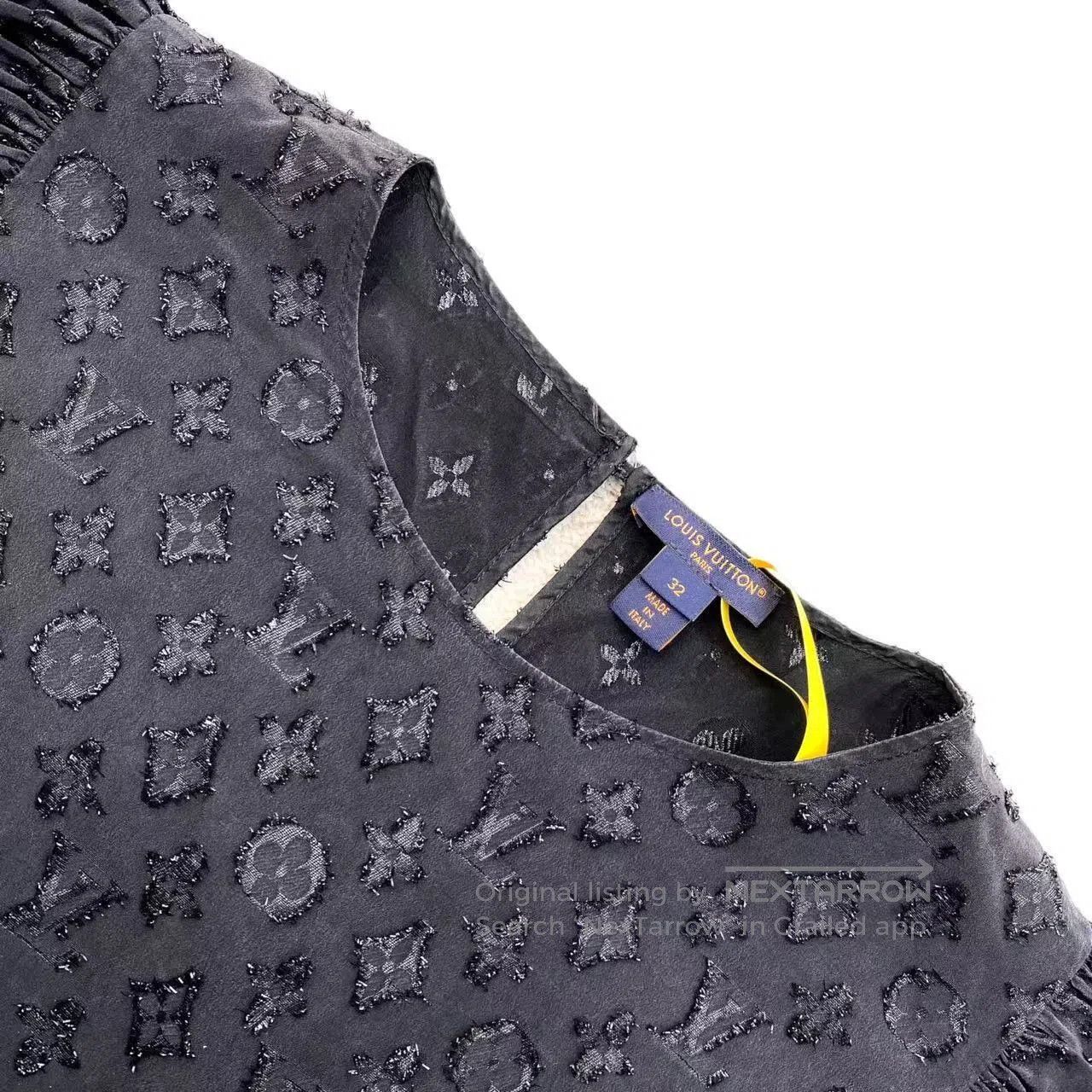 Louis Vuitton Louis Vuitton 23SS presbycers full of printed ruffles shor Size 4XL / US 24-26 - 3 Thumbnail