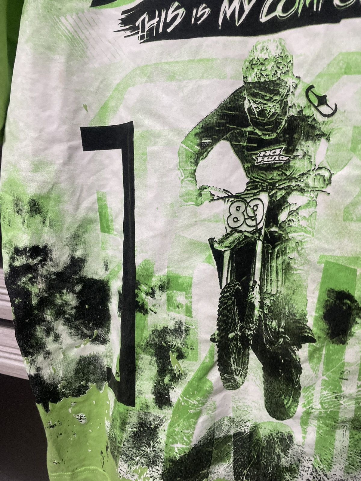 No Fear Vintage No Fear Motocross Comfort Zone Tee AOP T Shirt Size US L / EU 52-54 / 3 - 7 Thumbnail