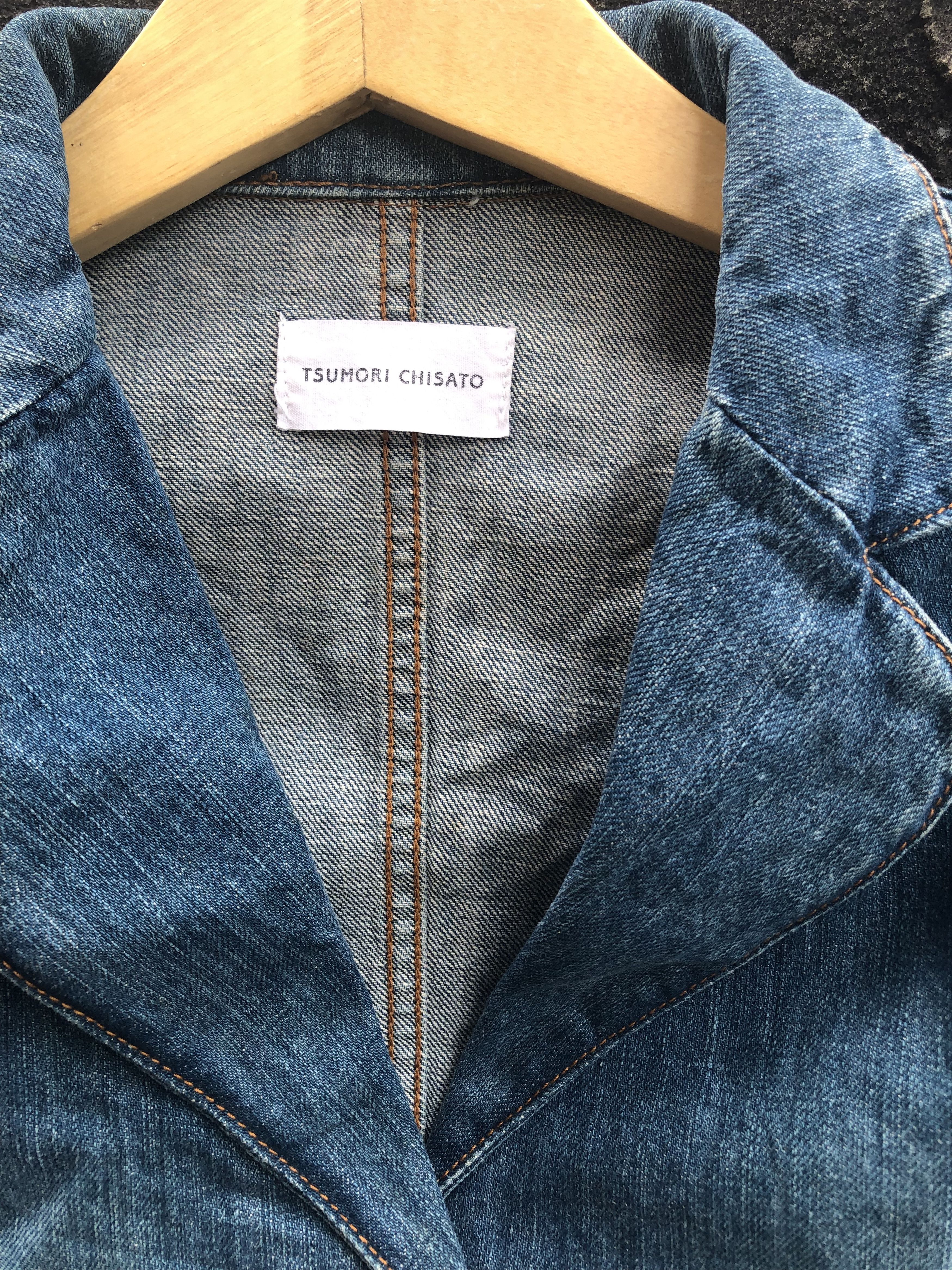 Tsumori Chisato Tsumori Chisato Denim Blazer Jacket japan Designer Piece Size S / US 4 / IT 40 - 3 Thumbnail
