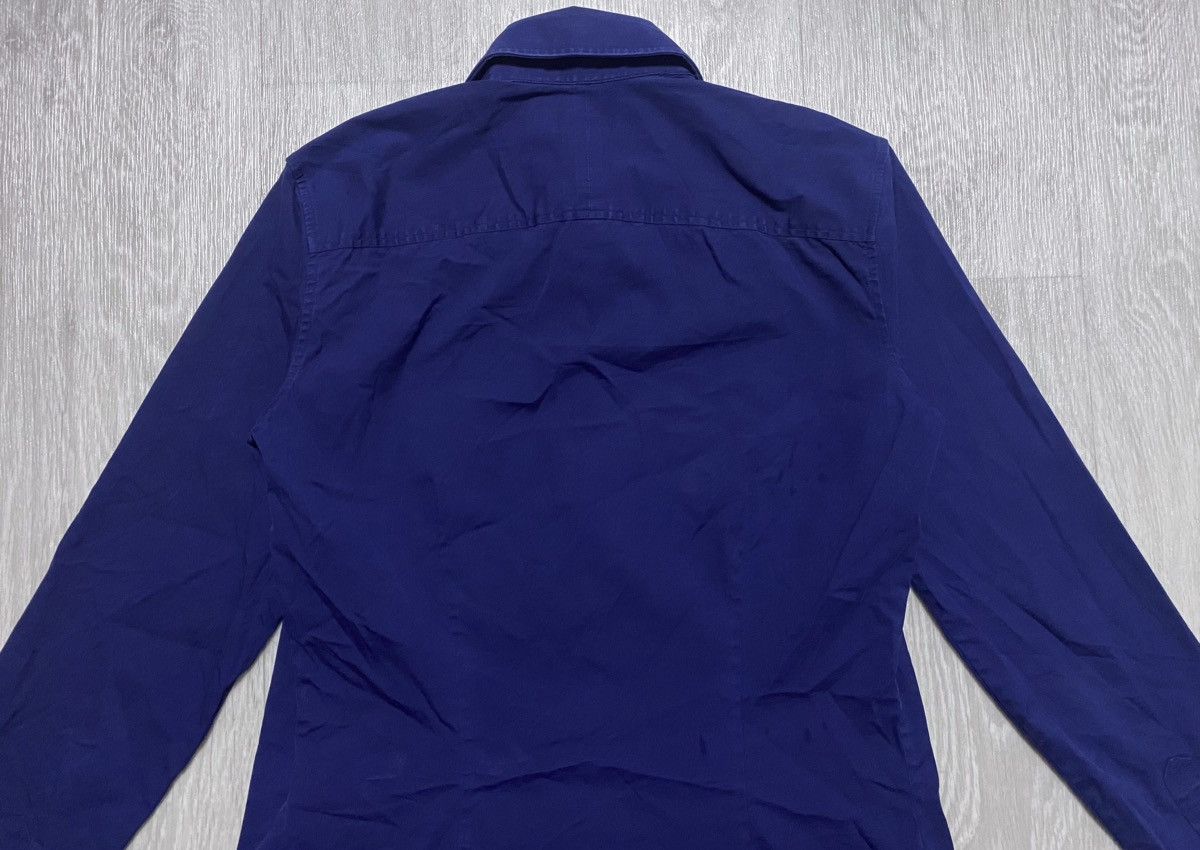 Ralph Lauren Black Label Ralph Lauren Black Label Navy Stretchy Luxury Blouse Shirt Size XS / US 0-2 / IT 36-38 - 24 Thumbnail