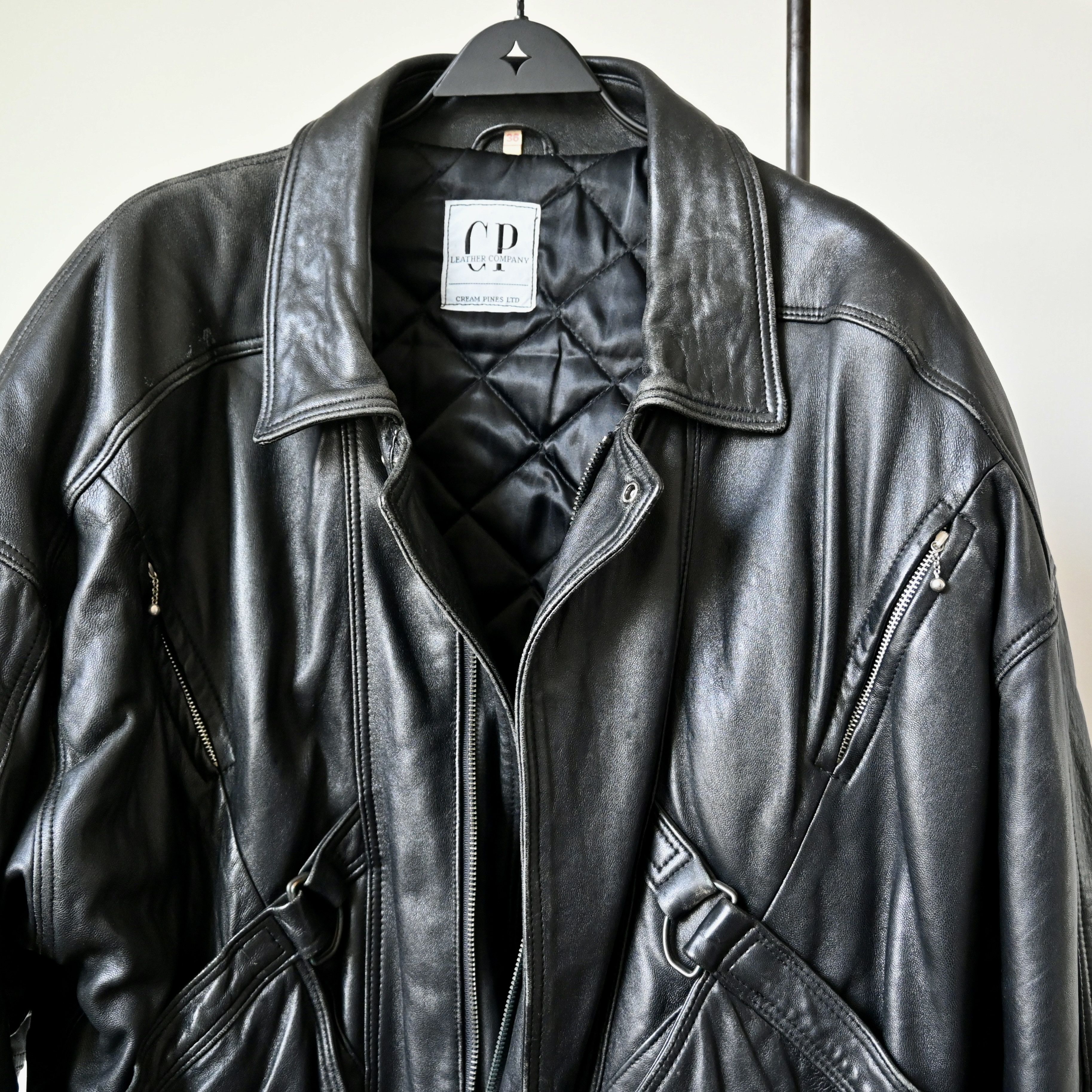 Vintage Vintage 1980s C.P. LEATHER rider jacket, made in England Size US M / EU 48-50 / 2 - 10 Thumbnail