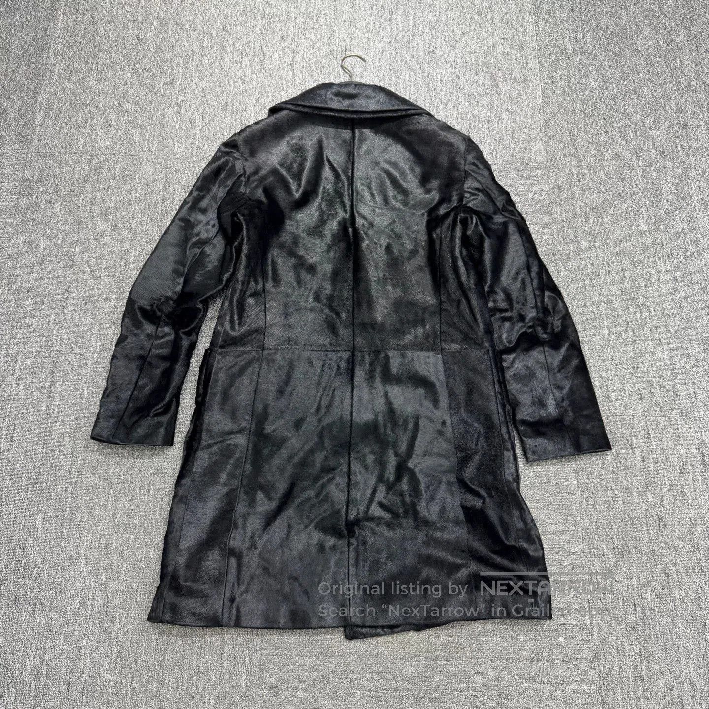 Giorgio Armani Giorgio Armani Black Leather Coat. Size US L / EU 52-54 / 3 - 2 Thumbnail