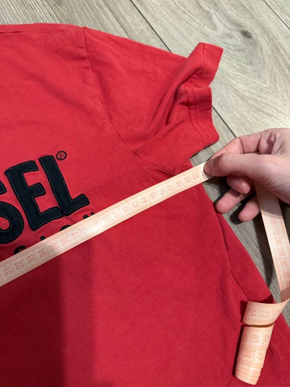 Diesel Diesel T-shirt mens Size M Red Big Logo Size US M / EU 48-50 / 2 - 5 Thumbnail