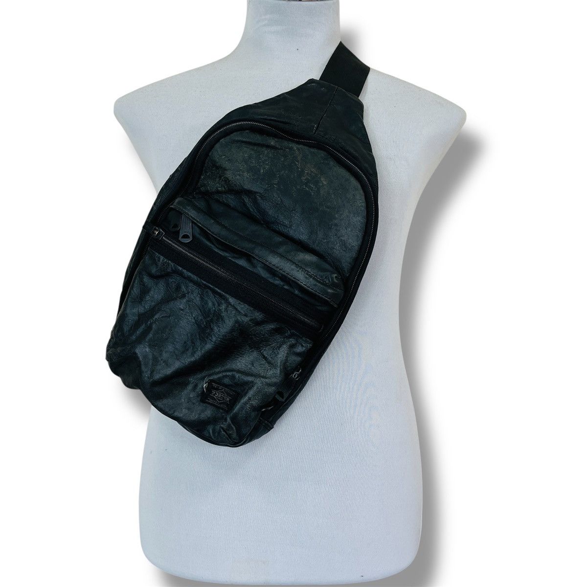 Porter × Vintage Vintage Wear And Tear PORTER Sling Bag Japan Size ONE SIZE - 2 Thumbnail