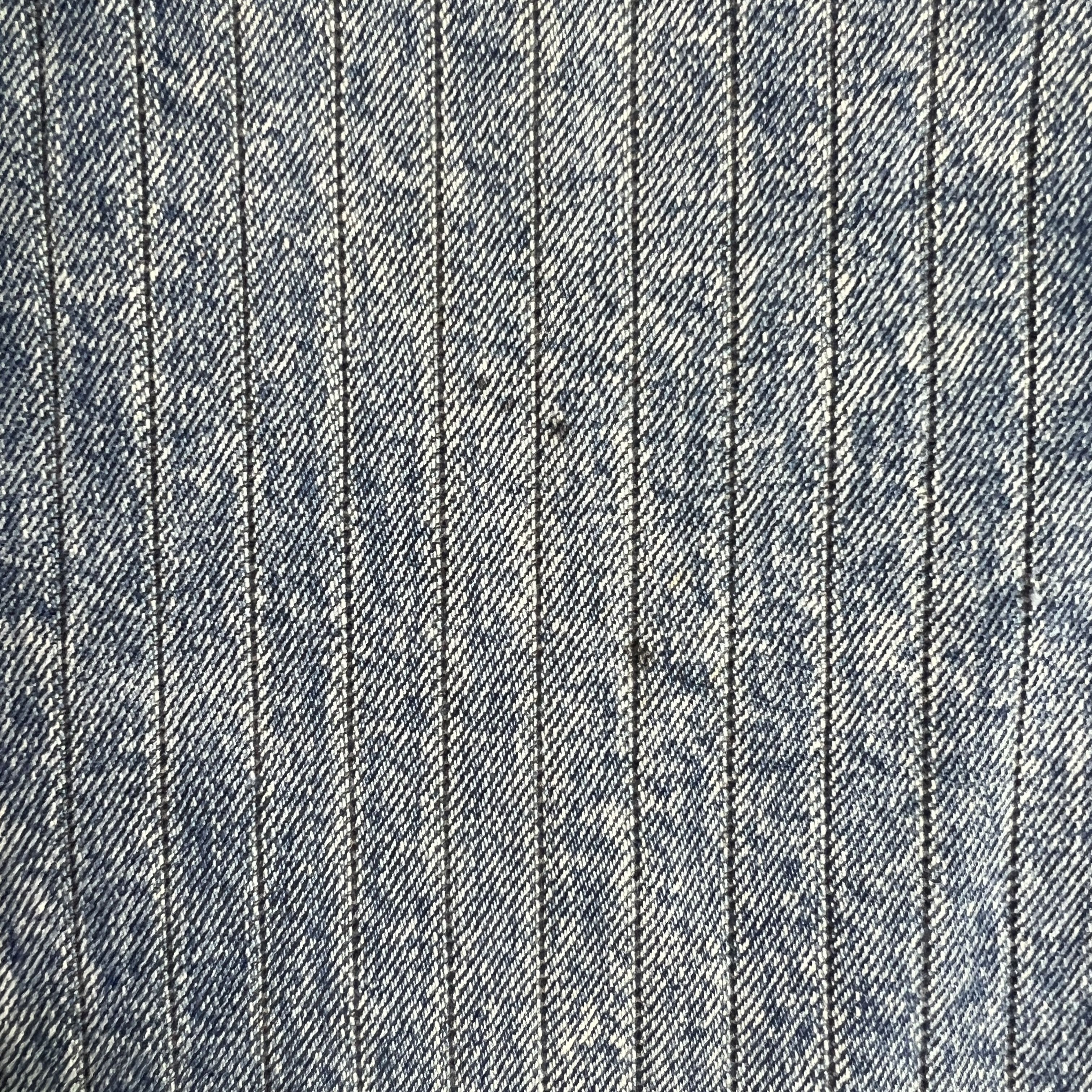 Levi's VTG 80s Levi's Jeans 550 Relaxed Blue Pinstripe Faded Denim Size US 32 / EU 48 - 6 Thumbnail