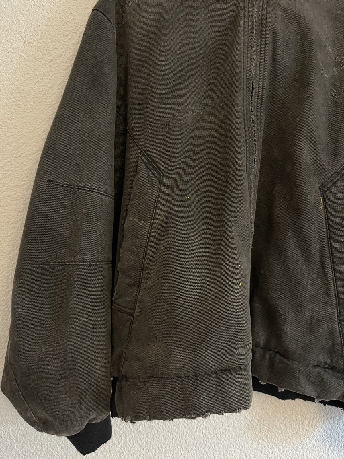 Other Vuja De beck destroyed hooded bomber black | Grailed