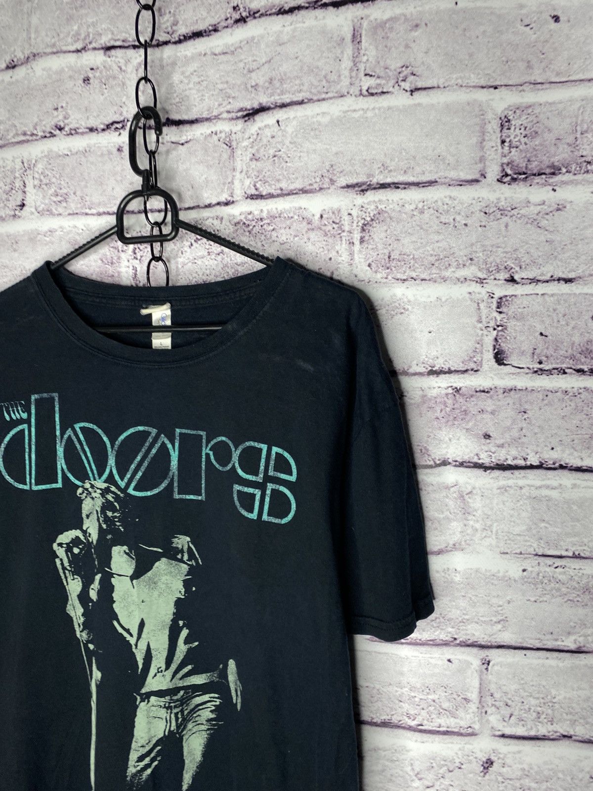 Band Tees Men's Vintage 00s T-Shirt The Doors Rock Tees Y2K Size US L / EU 52-54 / 3 - 2 Thumbnail