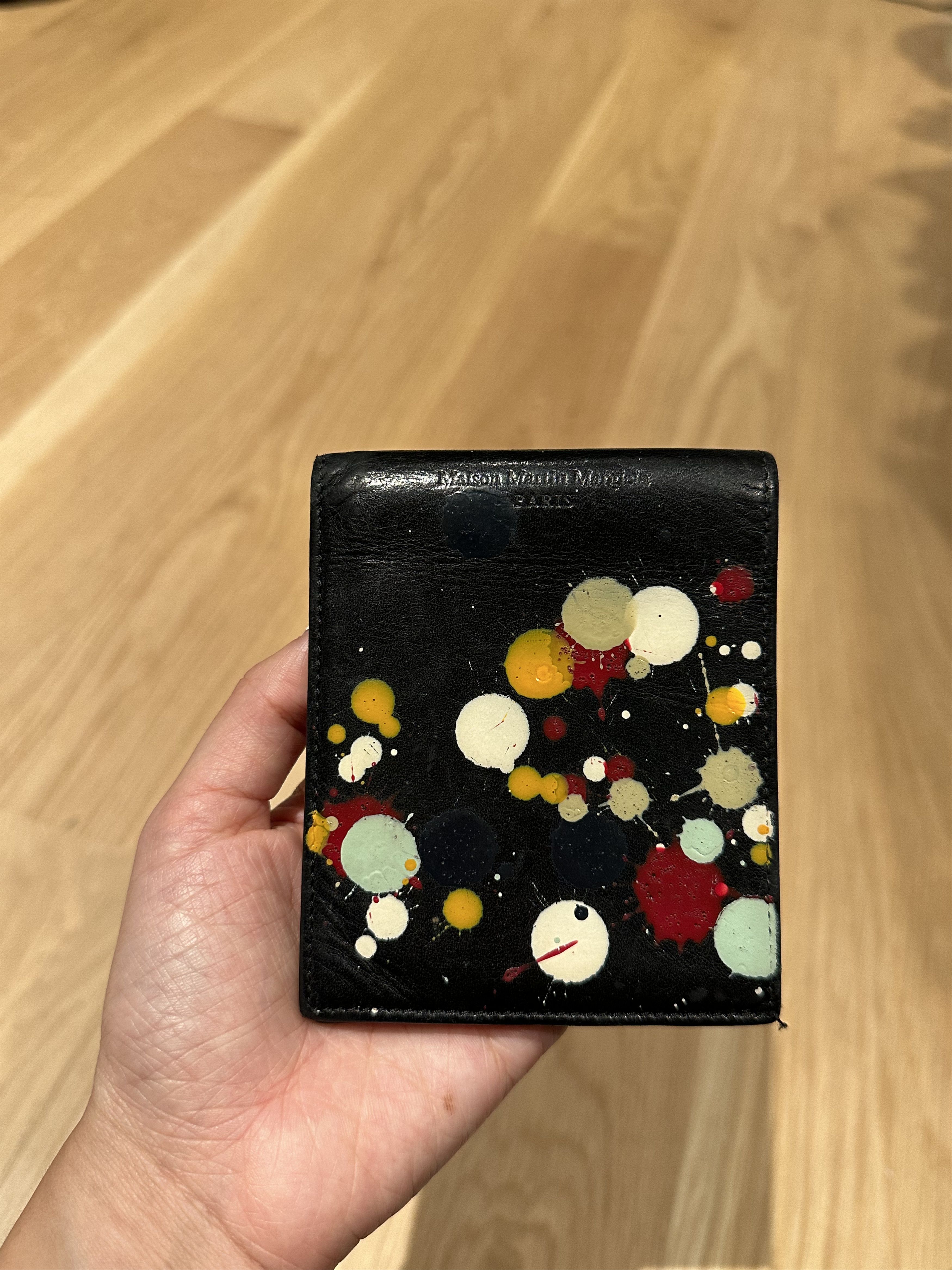 Maison Margiela Madison Margiela Paint Splatter Wallet Grailed