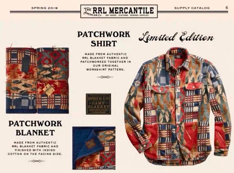 RRL Ralph Lauren RRL Ralph Lauren Baijiabu Splicing Southwest Shirt Size US L / EU 52-54 / 3 - 3 Thumbnail
