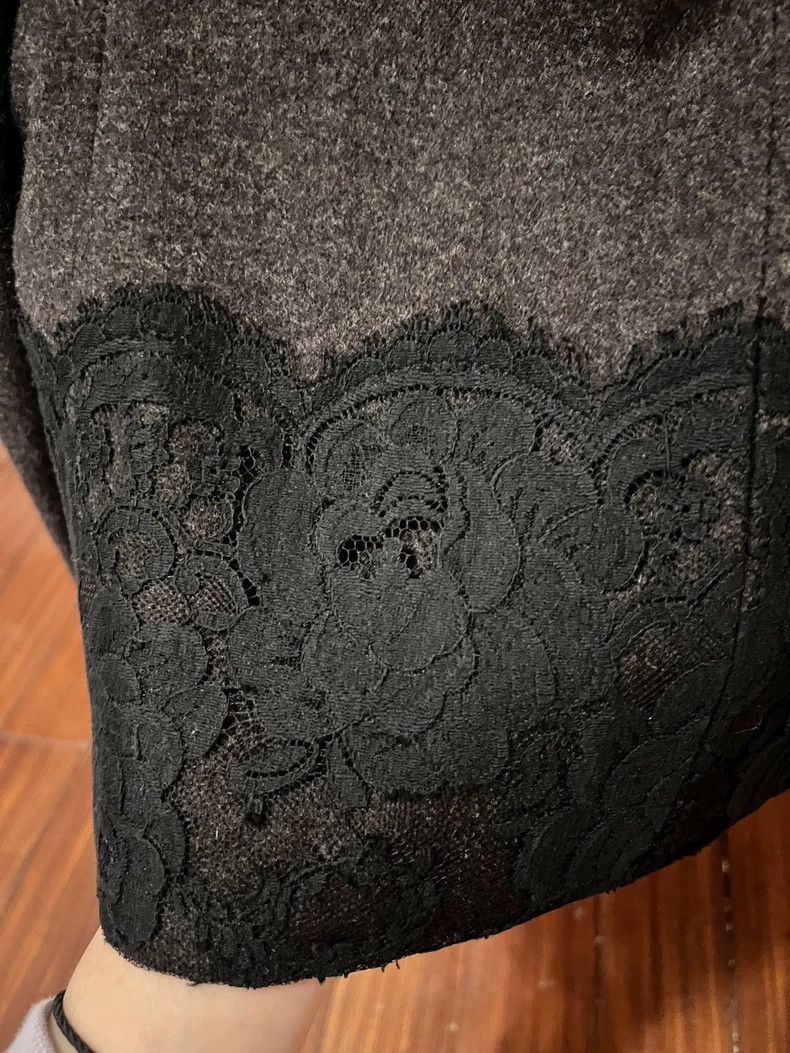 Comme des Garcons Comme Des Garcons Wool lace short jacket 2502-Nextarrow Size M / US 6-8 / IT 42-44 - 3 Thumbnail
