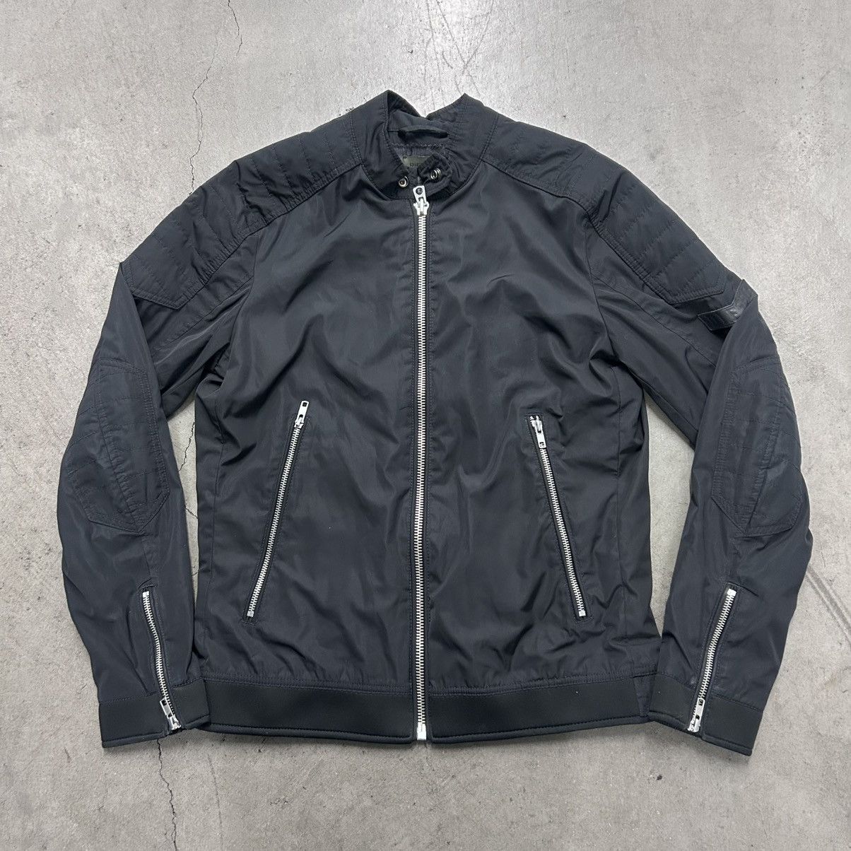 Diesel × Vintage Diesel black bomber zip up jacket Size US M / EU 48-50 / 2 - 1 Thumbnail