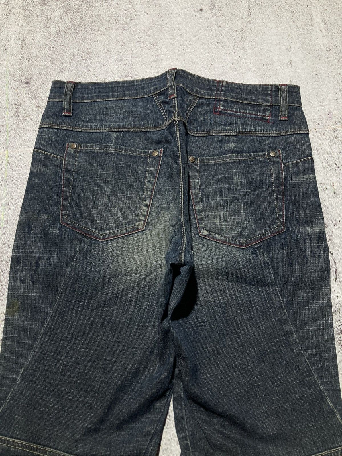 Marithe + Francois Girbaud 2000s Marithe + Francois Girbaud Distressed Bootcut Jeans Size US 29 - 14 Thumbnail