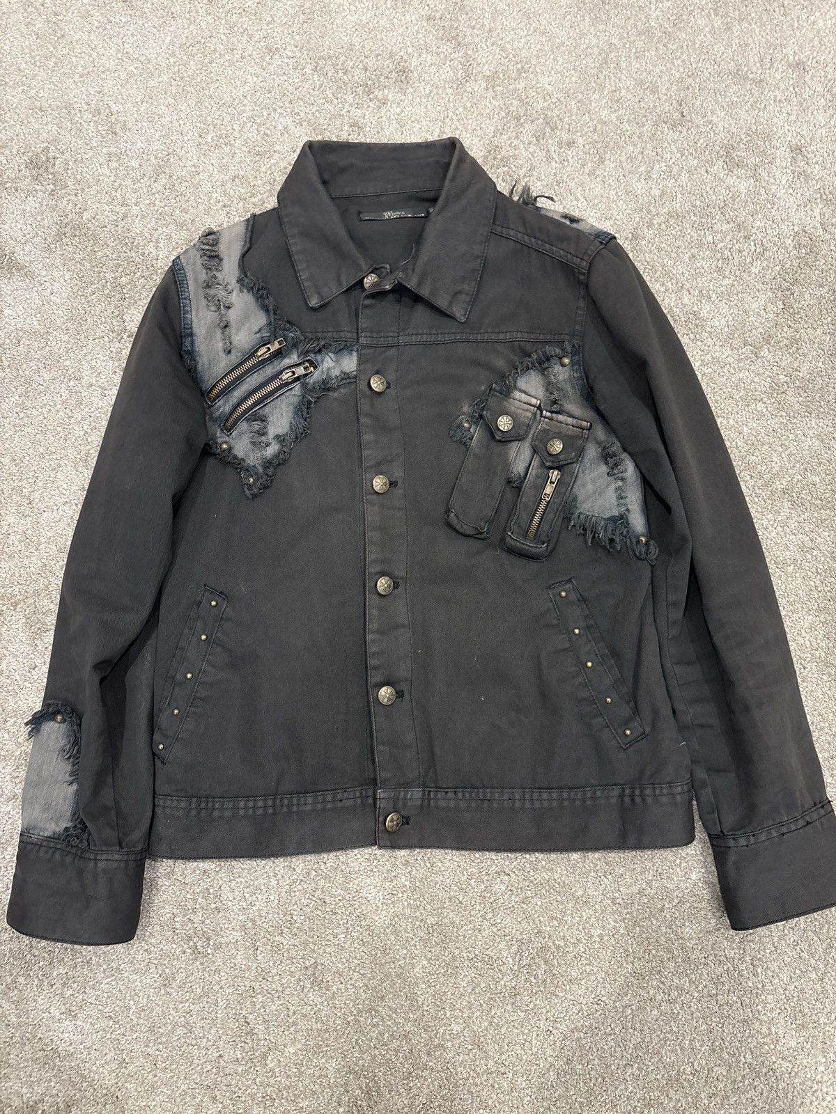 LGB Midas distressed denim jacket