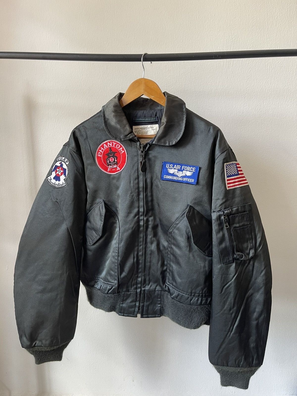 Vintage Vintage Us Air Force Bomber Jacket With Phantom Patches 11 Size US XXL / EU 58 / 5 - 1 Thumbnail