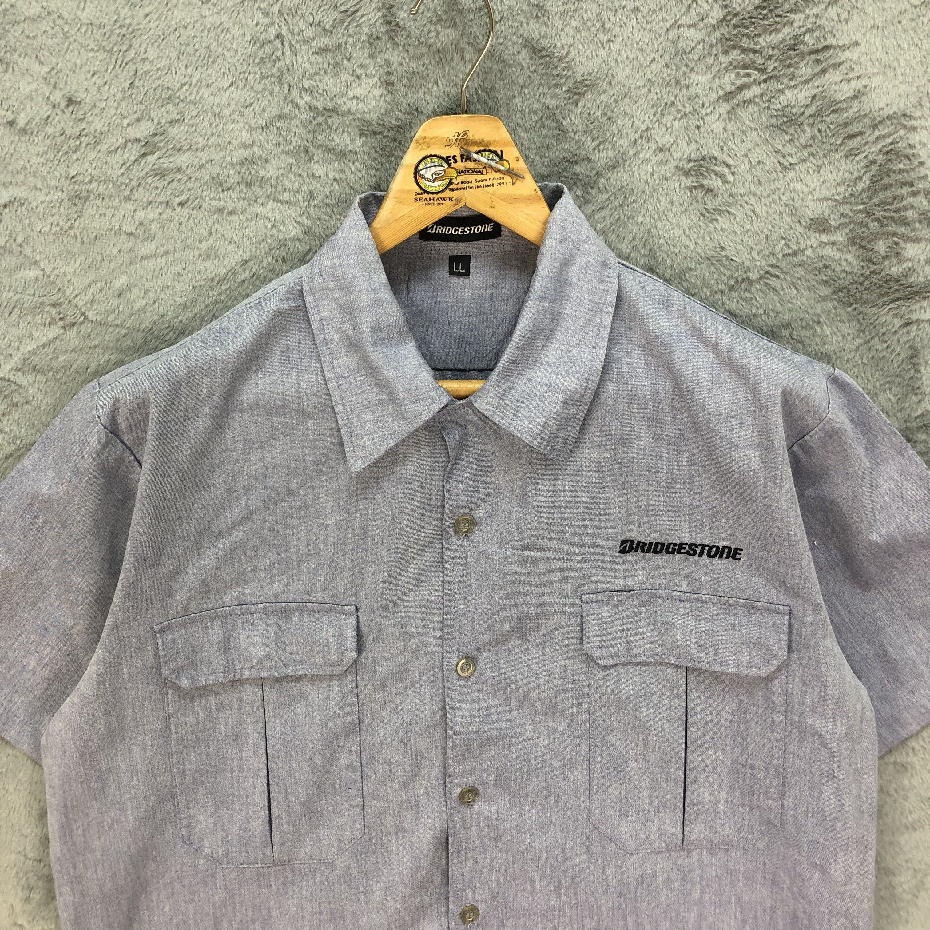 Sports Specialties BRIDGESTONE BUTTON UP SHIRTS #4746-167 Size US L / EU 52-54 / 3 - 2 Thumbnail