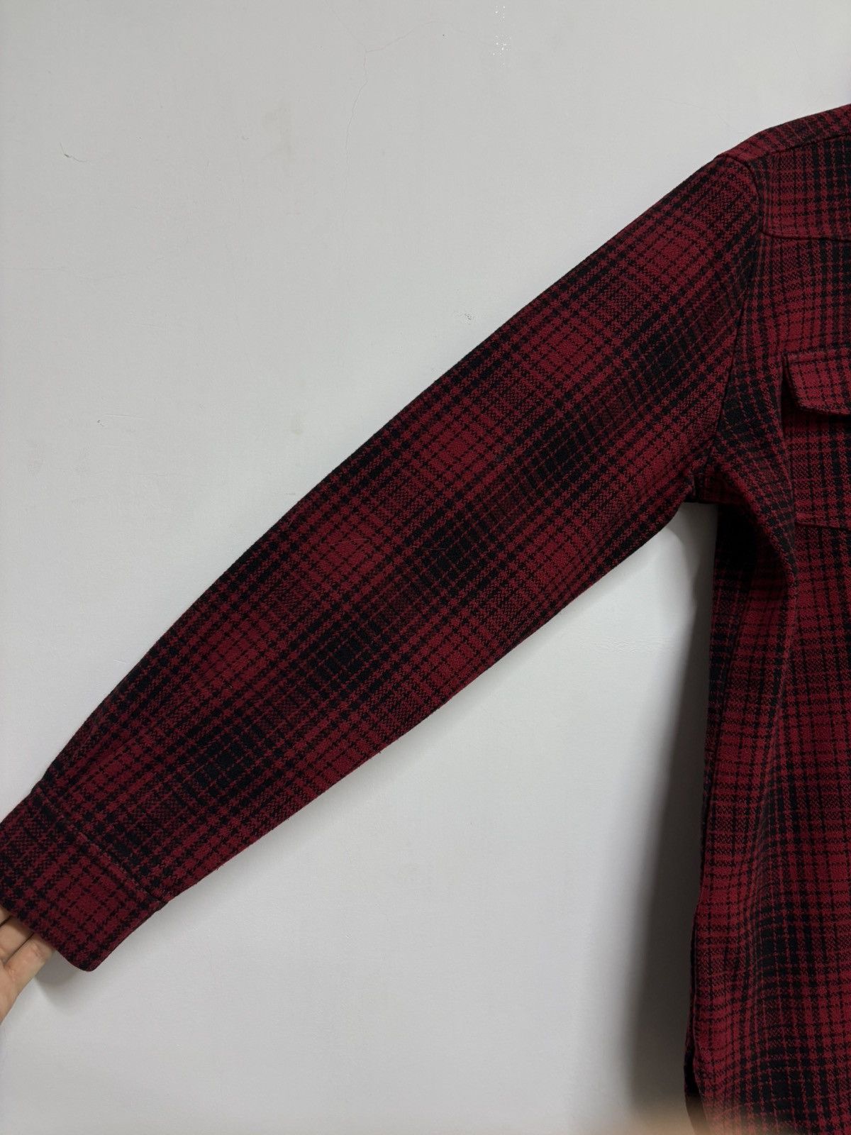 Off-White Off White Tartan Check Flannel Overshirt Jacket Button Up Size US M / EU 48-50 / 2 - 12 Thumbnail