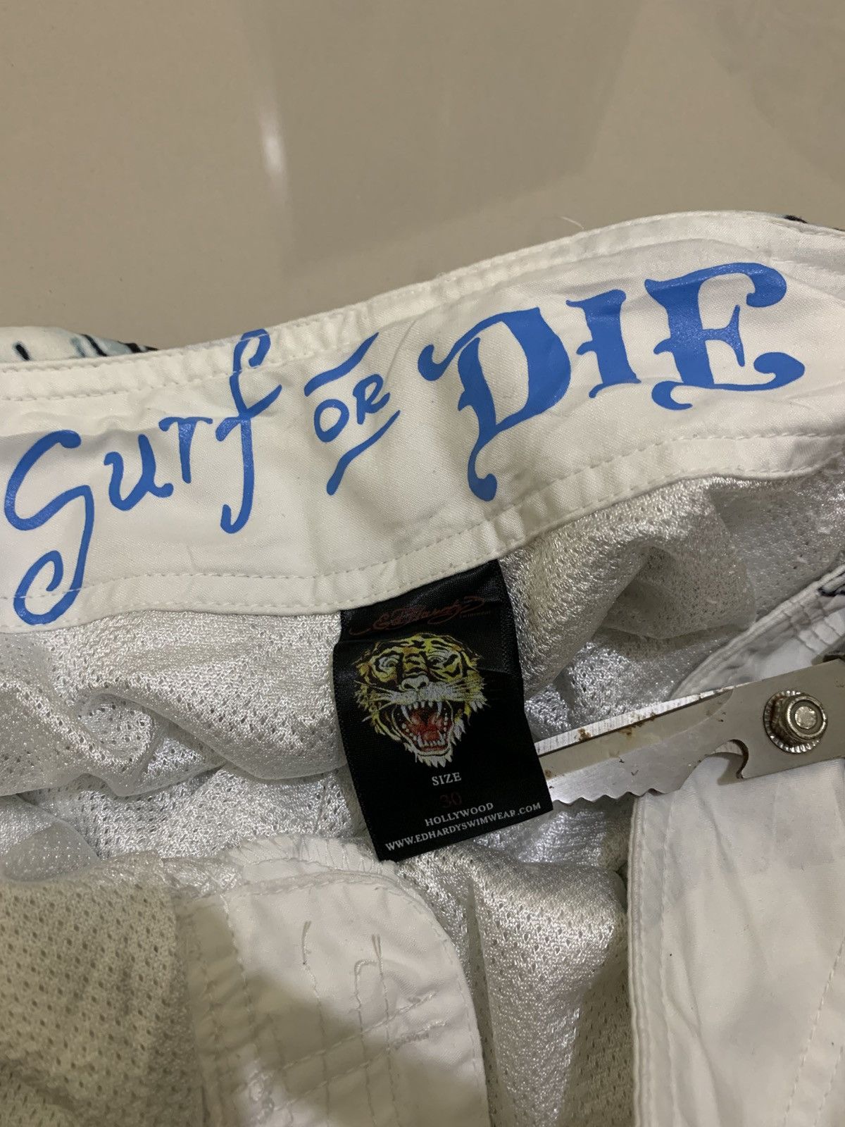 Christian Audigier 🐍SOLD🐍Y2k Ed Hardy by Christian Audigier “Surf Or Die” Pants Size US 30 / EU 46 - 6 Thumbnail
