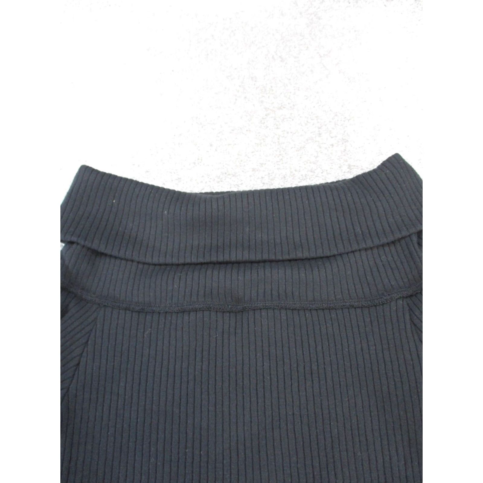 Madewell Madewell Sweater Womens Medium Black Turtleneck Ribbed Cotton Long Sleeve Pullover Womens Size M / US 6-8 / IT 42-44 - 2 Thumbnail