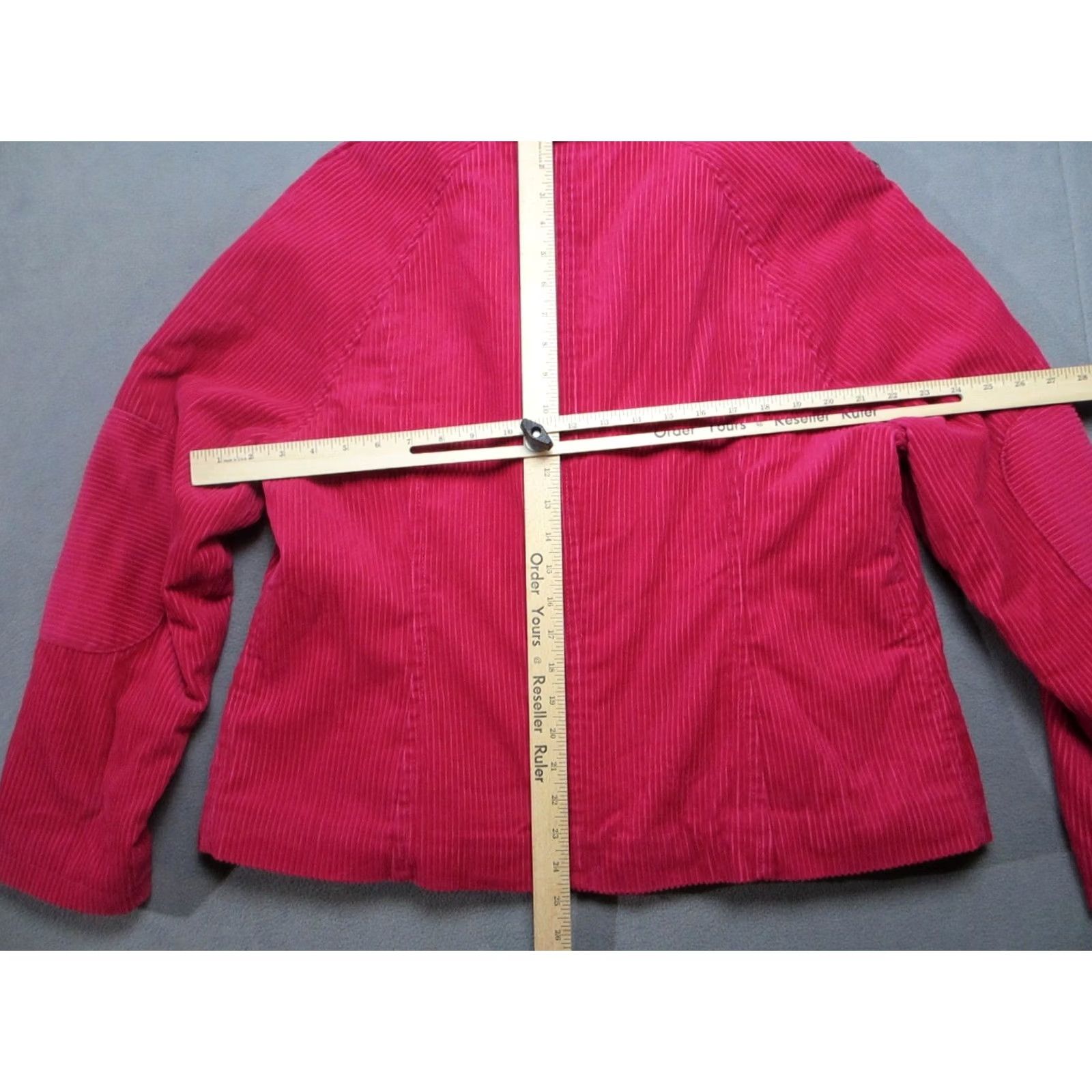 Tommy Hilfiger Tommy Hilfiger Jacket Womens XL Pink Corduroy Sherpa Lined Winter Double Breasted Coat/Pea Coat Short Length Size XL / US 12-14 / IT 48-50 - 7 Thumbnail