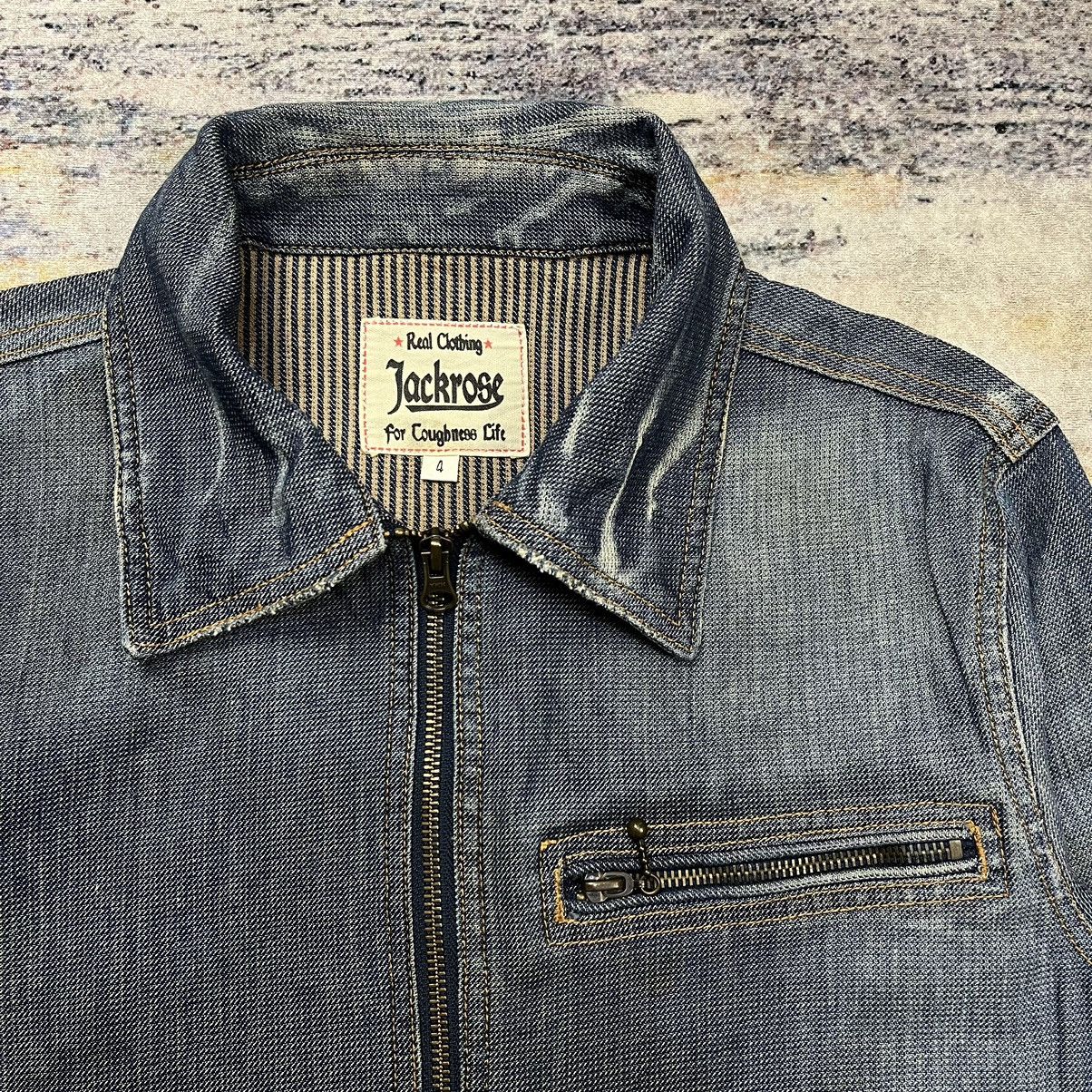 JACKROSE Jackrose single riders bikers denim jacket Size US M / EU 48-50 / 2 - 5 Thumbnail