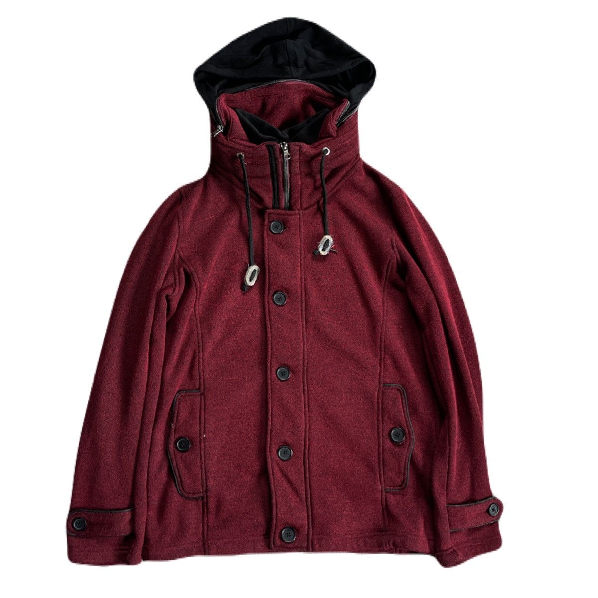 If Six Was Nine 2000s Japanese archive Vkei Bono Hooded Zip-Up Jacket Y2K Size US S / EU 44-46 / 1 - 2 Thumbnail