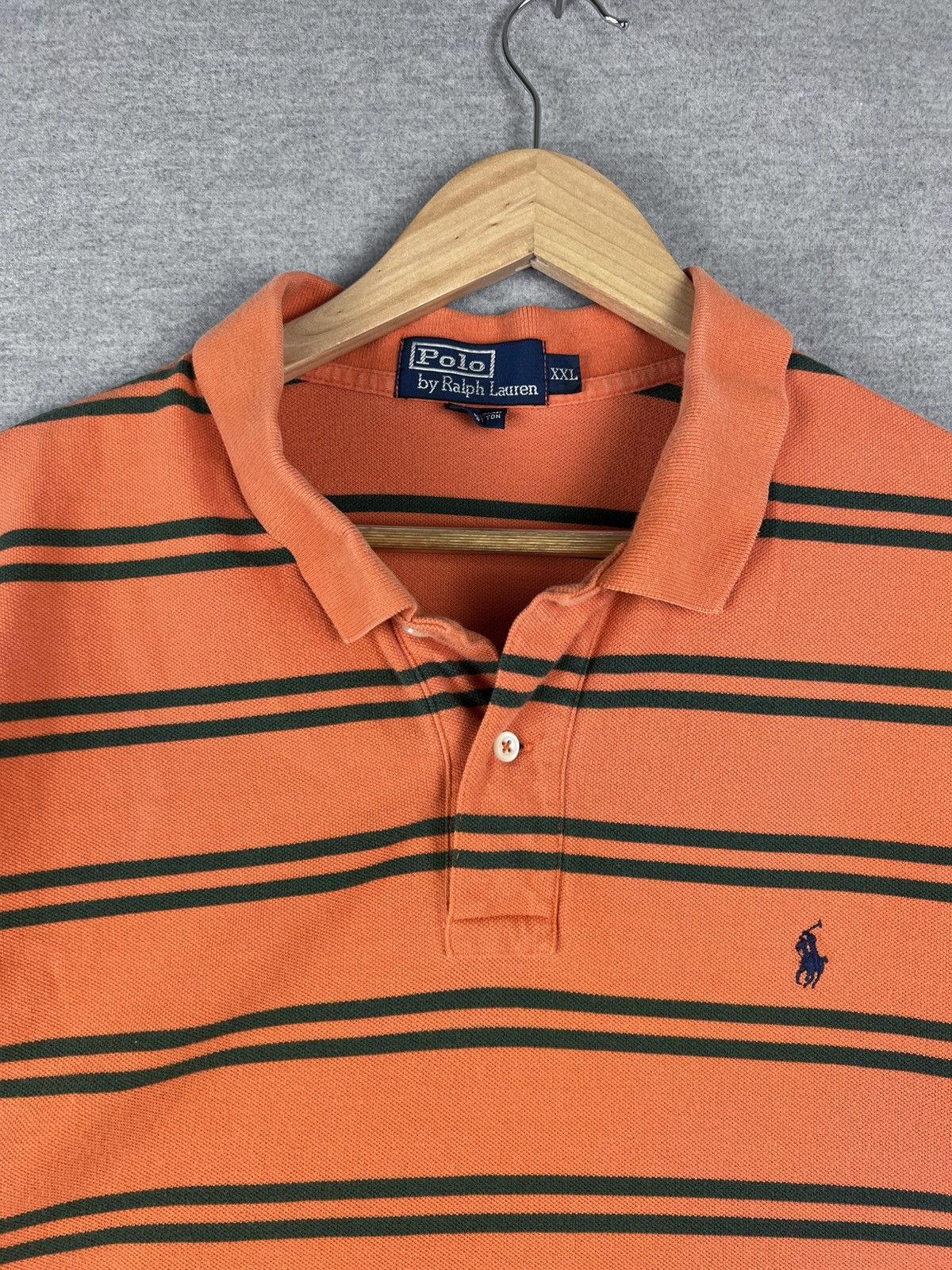 Polo Ralph Lauren × Vintage Ralph Lauren Polo Rugby Short Sleeve Shirt Men’s XXL Orange Size US XXL / EU 58 / 5 - 1 Thumbnail