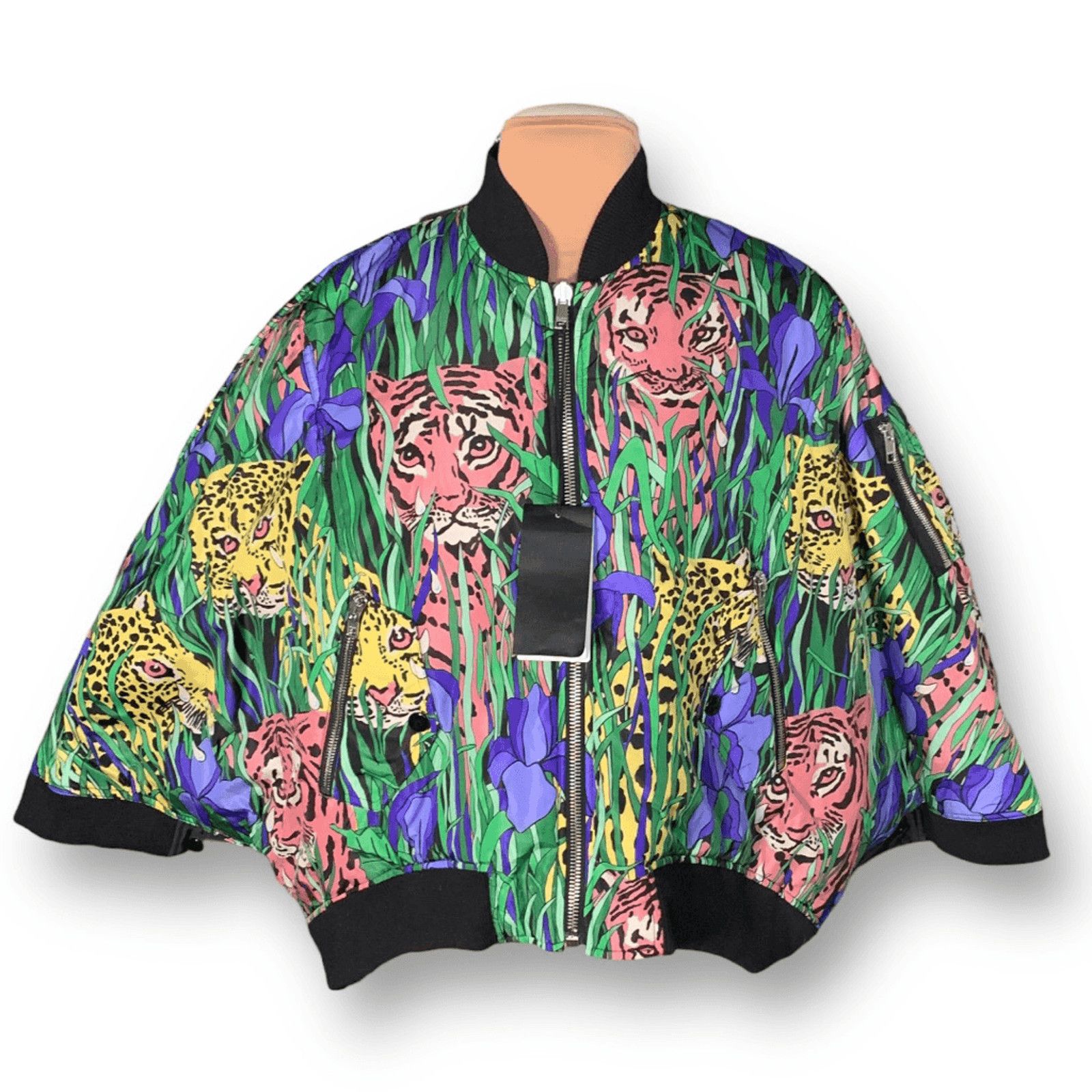 Gucci Gucci Feline Garden Reversible Bomber Jacket Multicolor 38 Size XS / US 0-2 / IT 36-38 - 1 Thumbnail