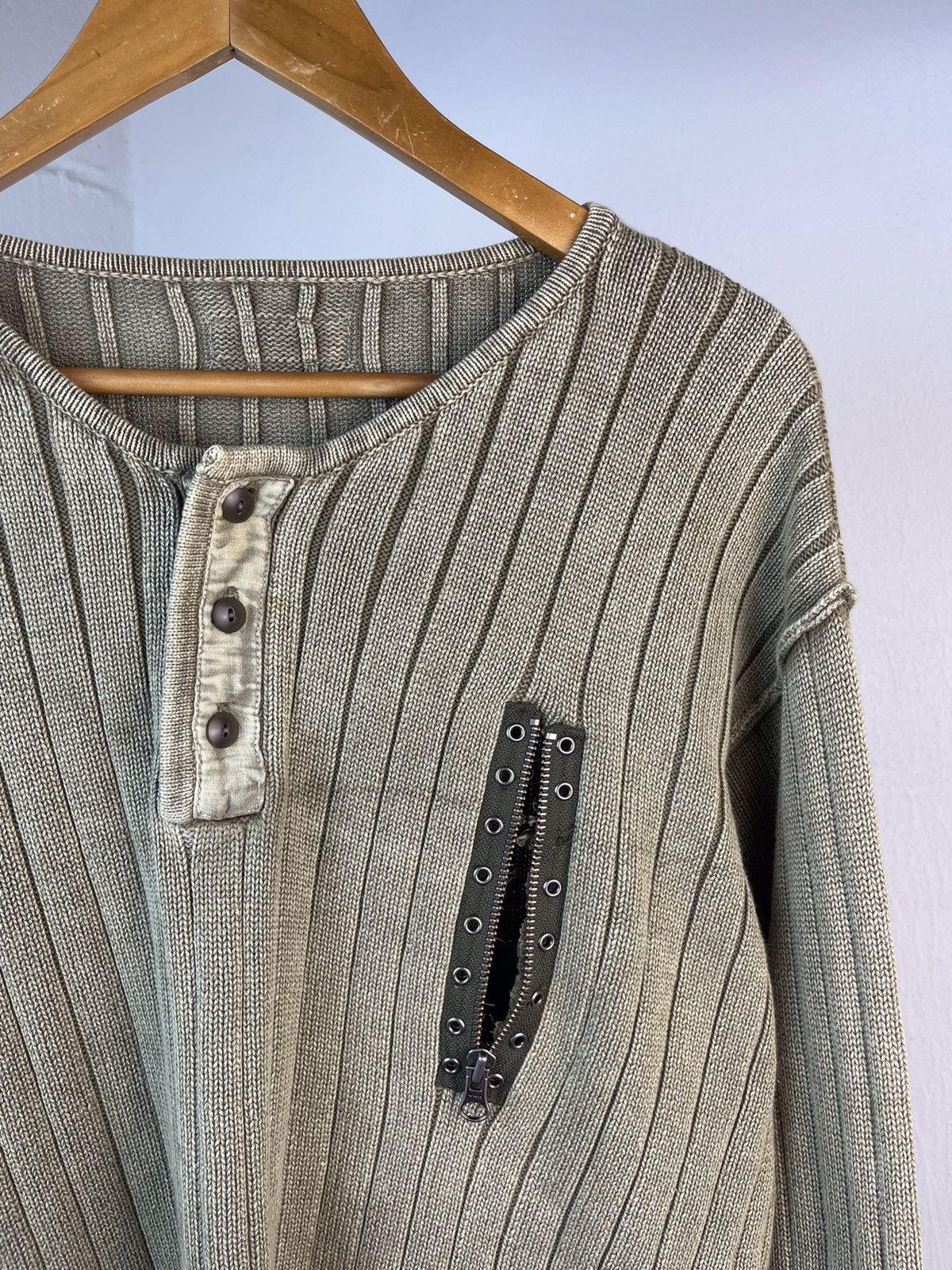 If Six Was Nine Japanese brand Zip Patch Knit . Size US L / EU 52-54 / 3 - 9 Thumbnail