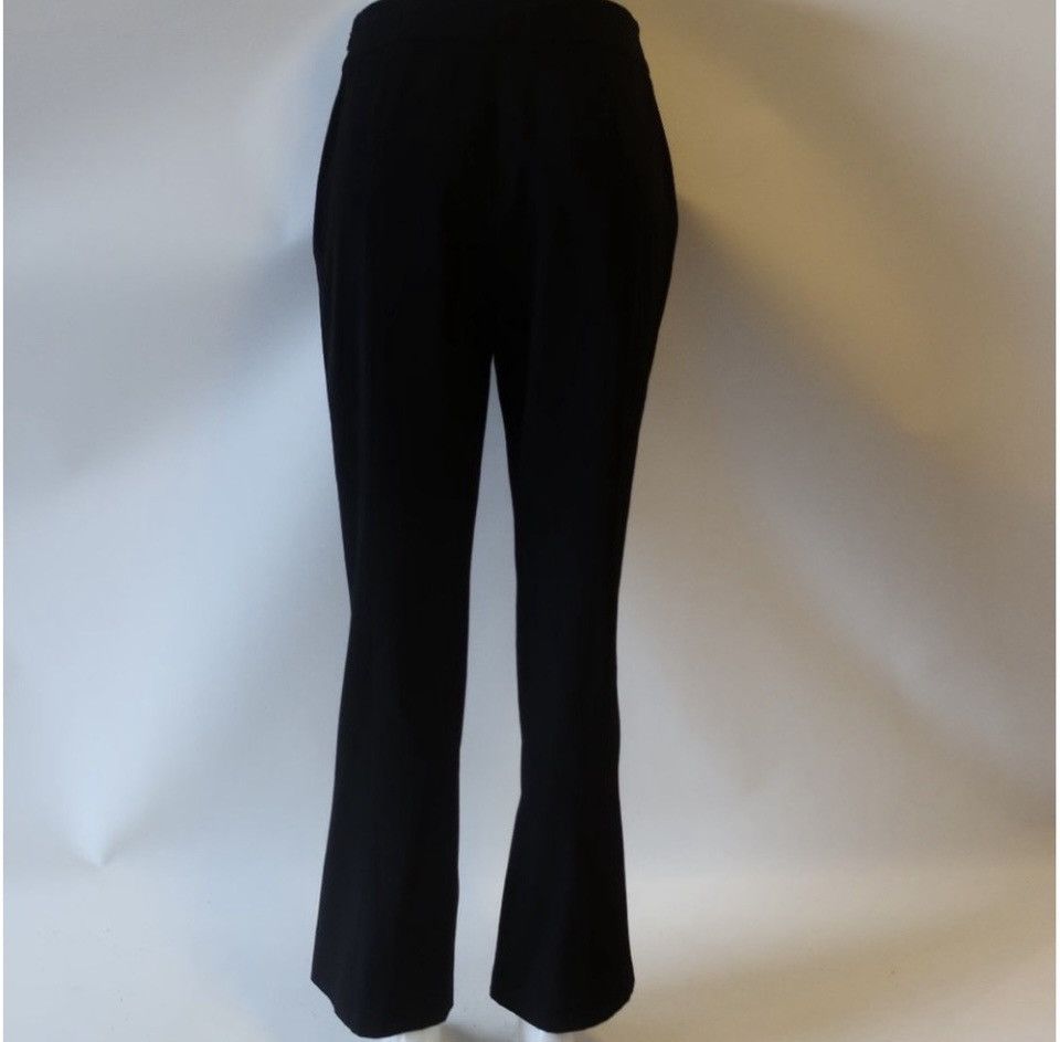 Giorgio Armani GIORGIO ARMANI BLACK SIDE ZIP TROUSER PANTS US/6 Size 28" / US 6 / IT 42 - 9 Thumbnail
