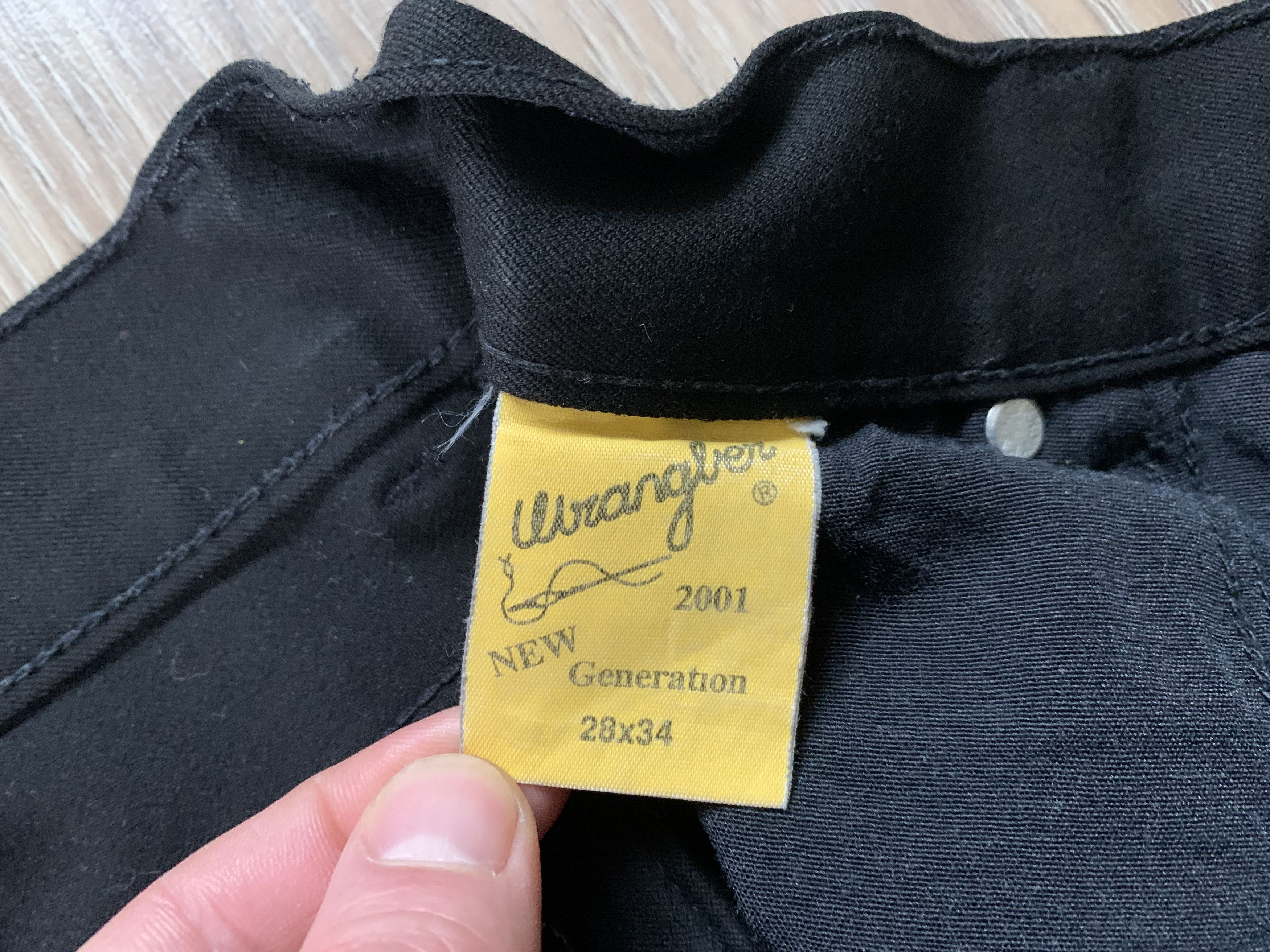 Denime × Vintage × Wrangler Wrangler New Generation Vintage Black Stretch Jeans Size 28" / US 6 / IT 42 - 10 Thumbnail